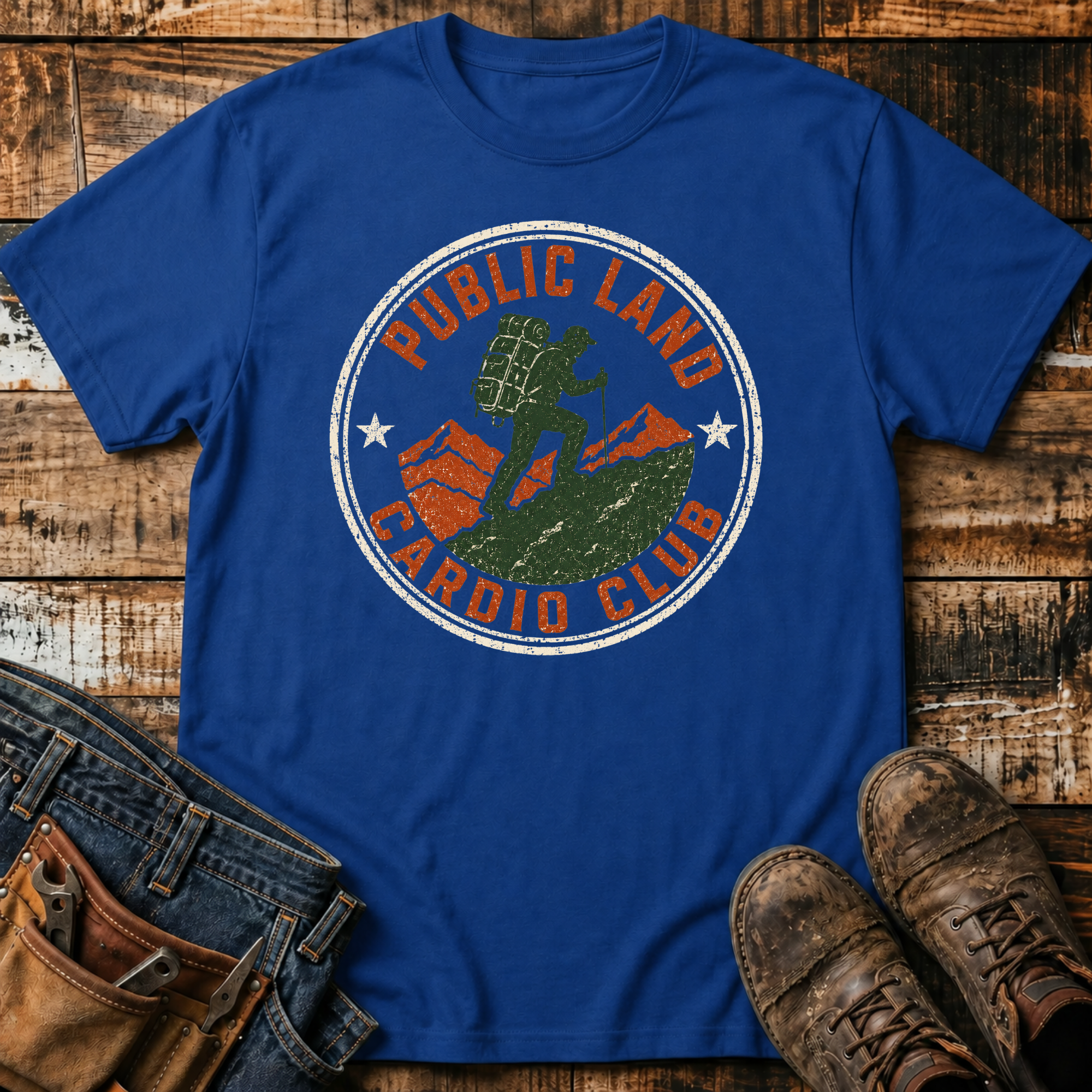 Public Land Cardio Club Emblem T-Shirt