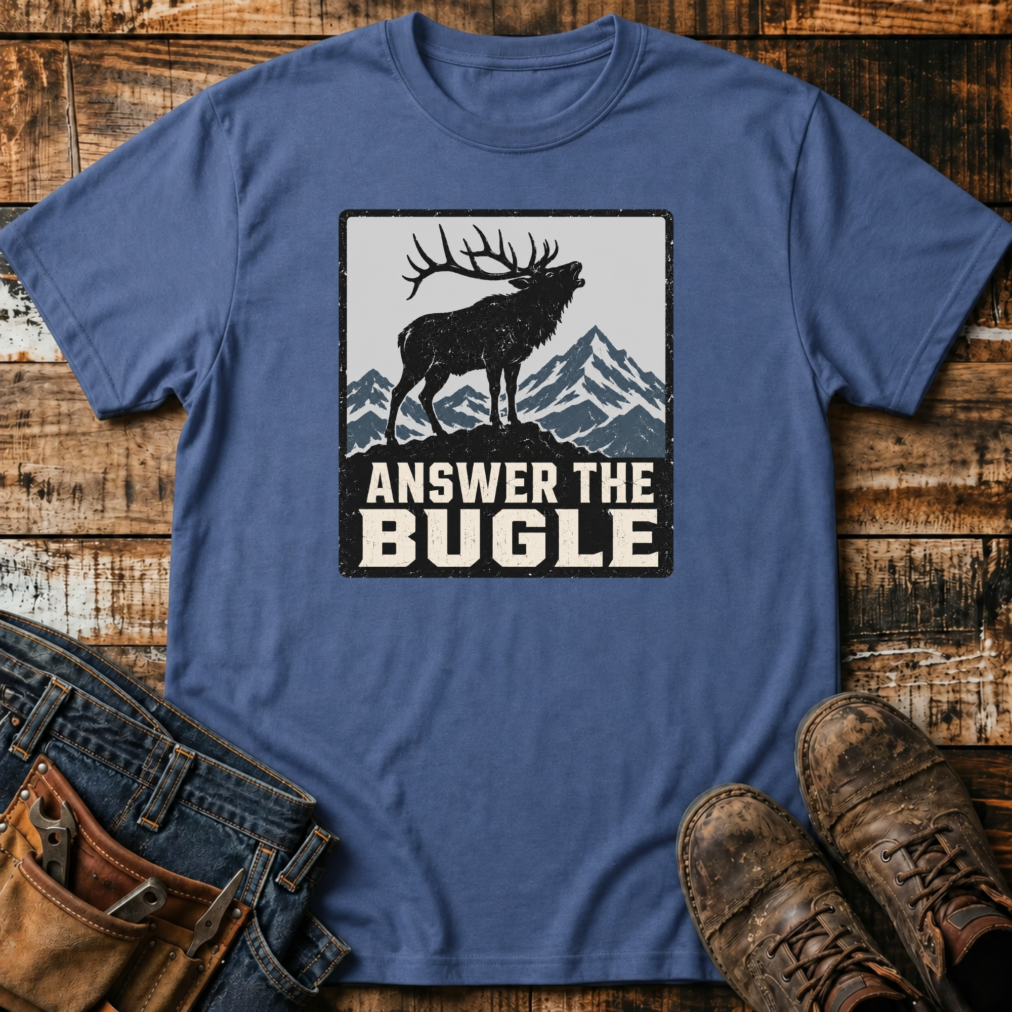 Answer the Bugle Elk T-Shirt