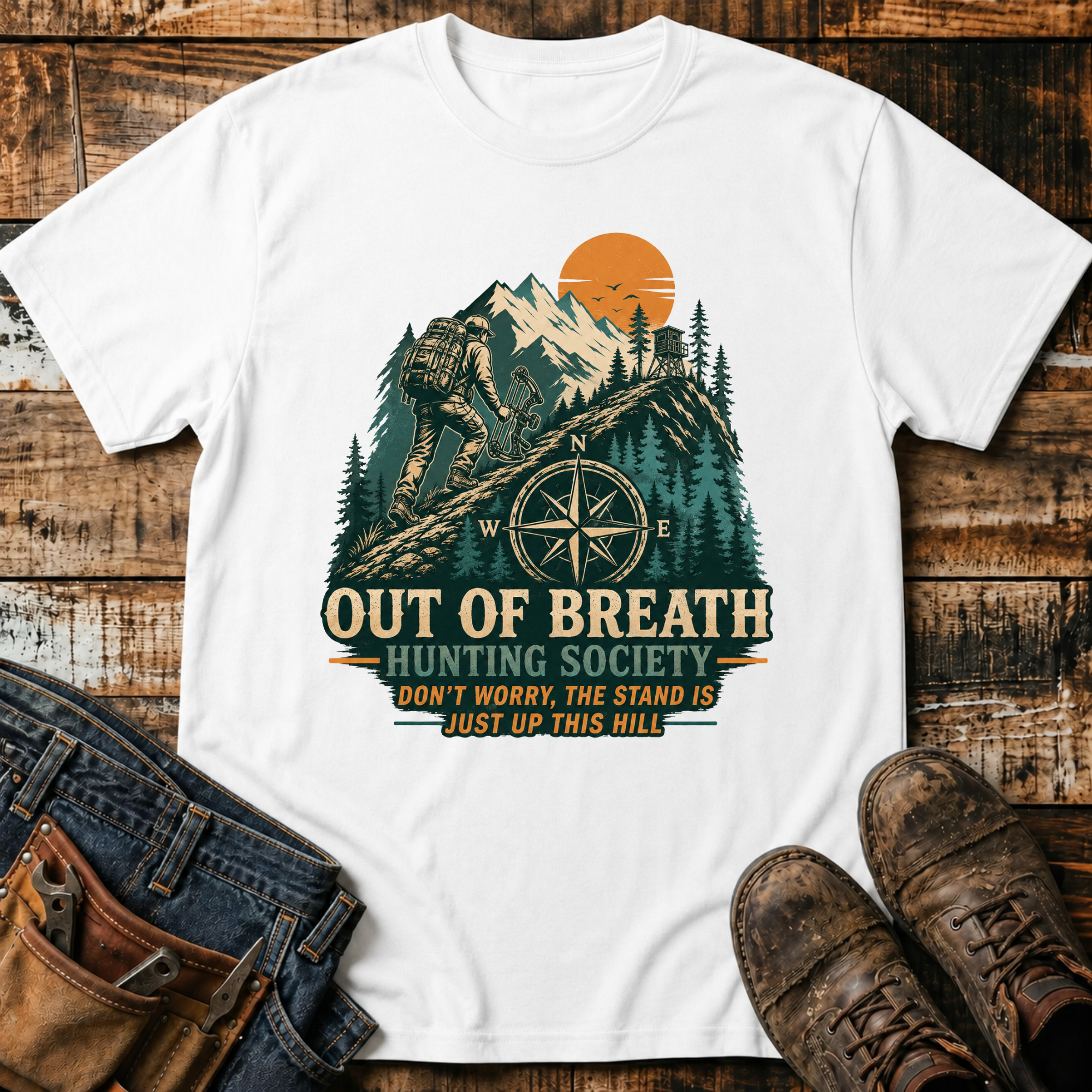 “Out of Breath” Hunting T-Shirt