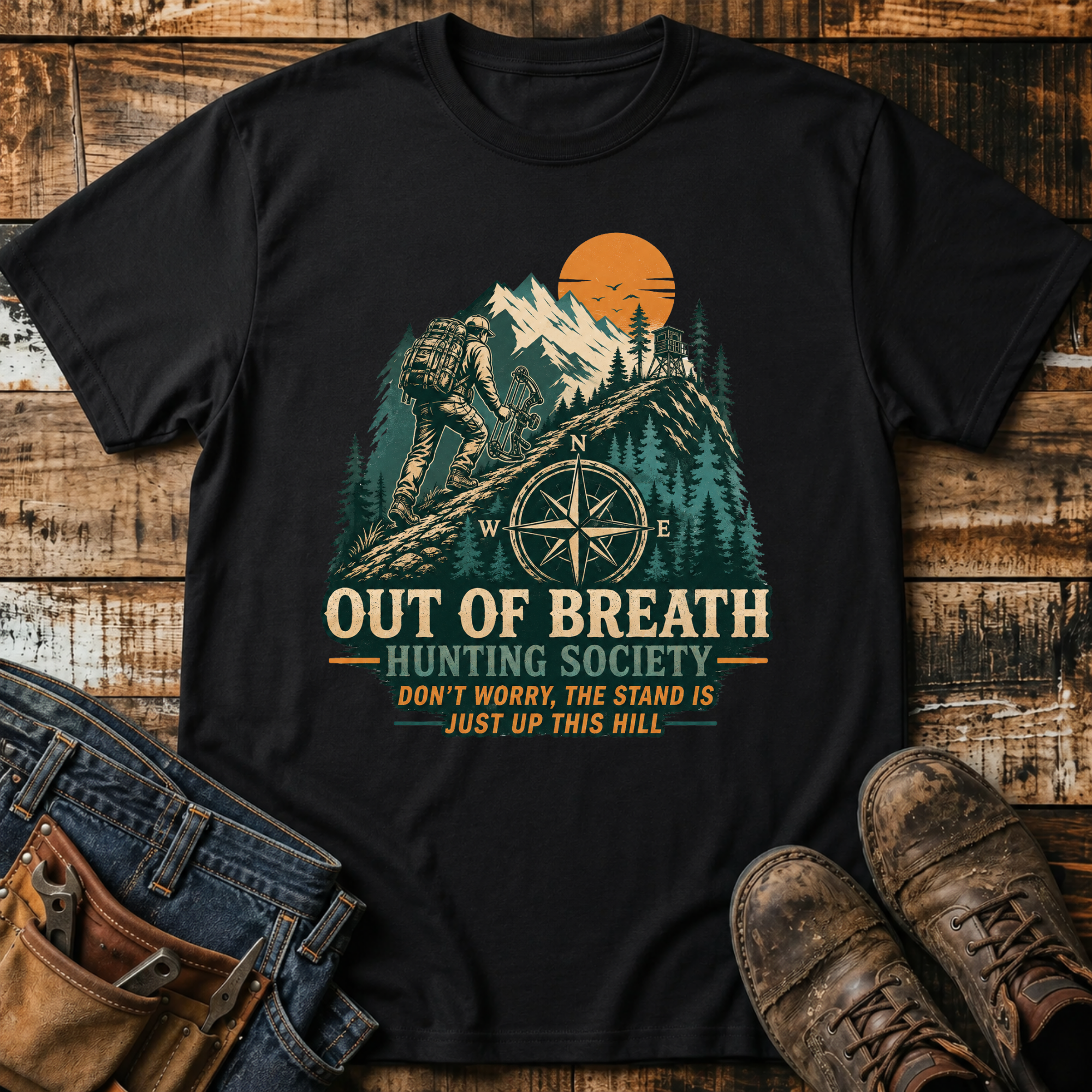 “Out of Breath” Hunting T-Shirt