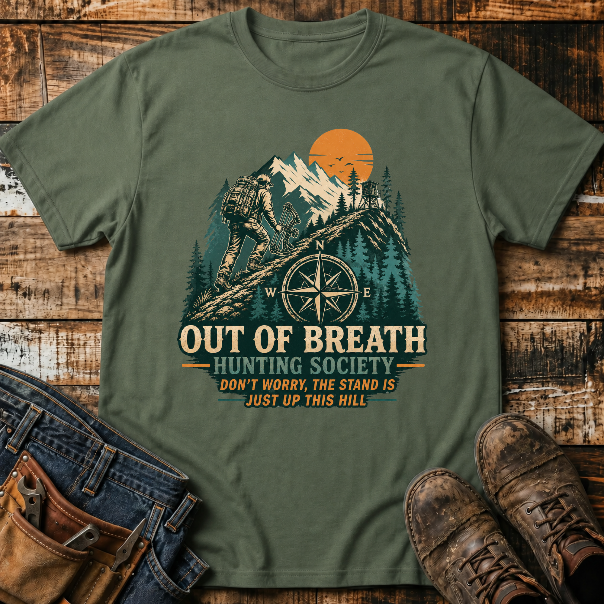 “Out of Breath” Hunting T-Shirt