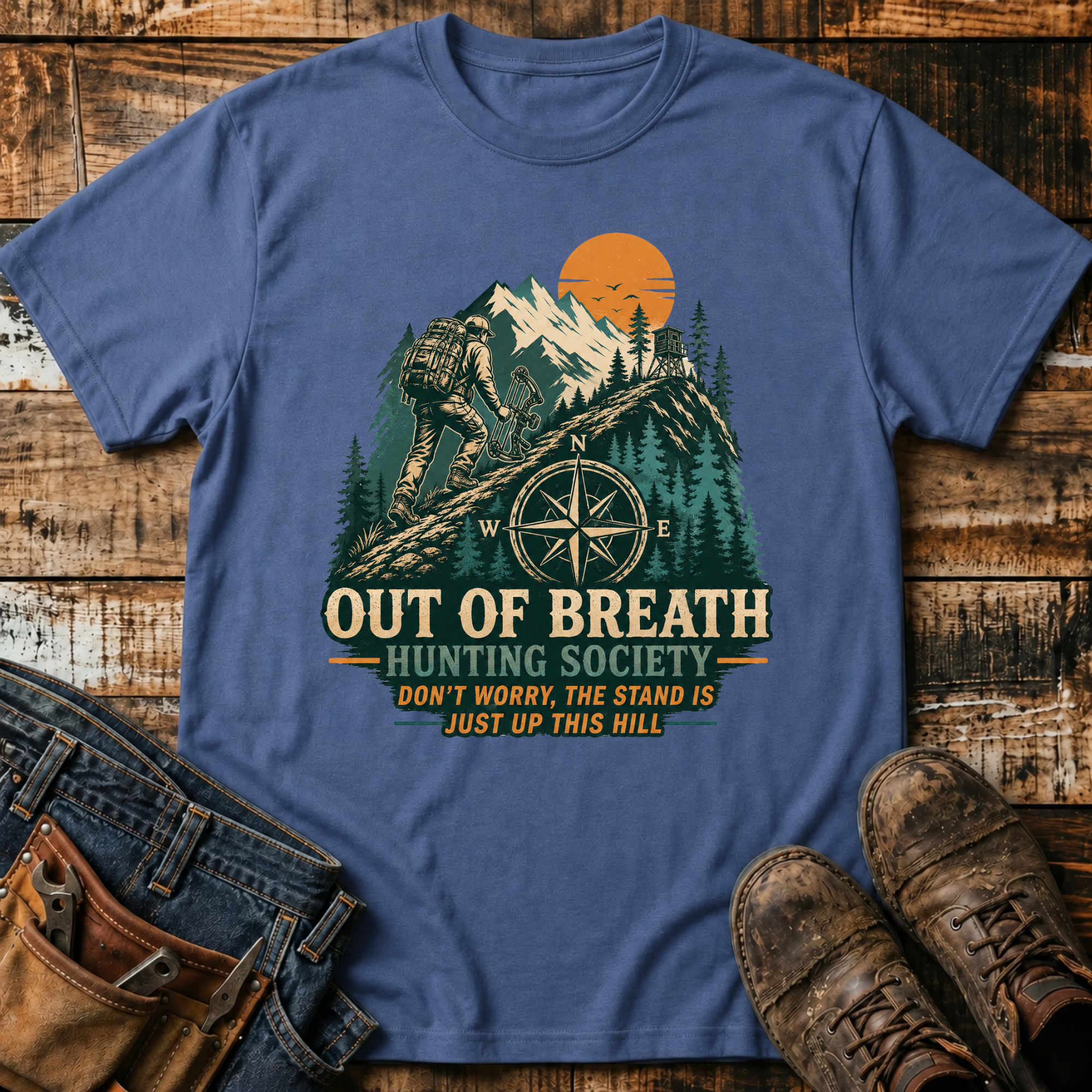 “Out of Breath” Hunting T-Shirt
