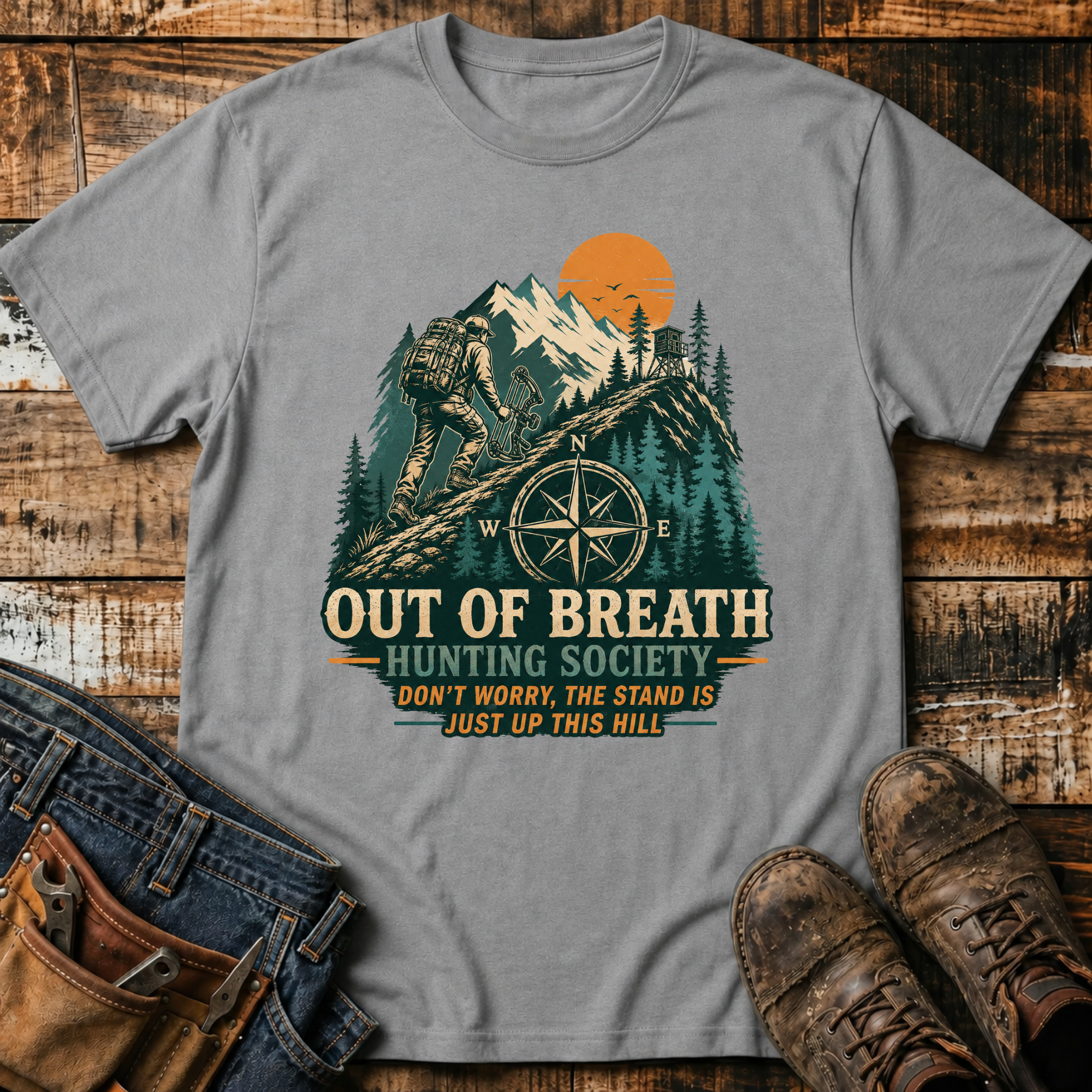 “Out of Breath” Hunting T-Shirt