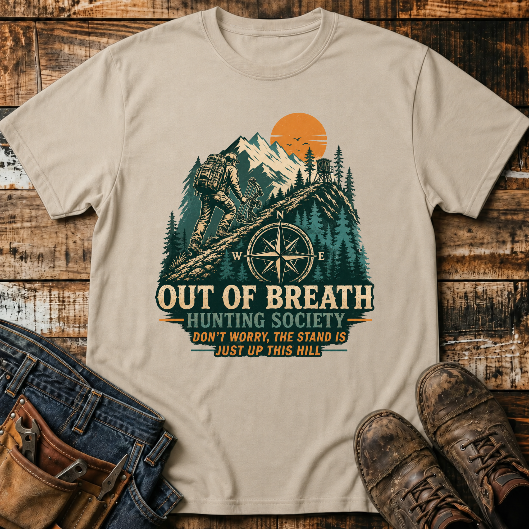 “Out of Breath” Hunting T-Shirt
