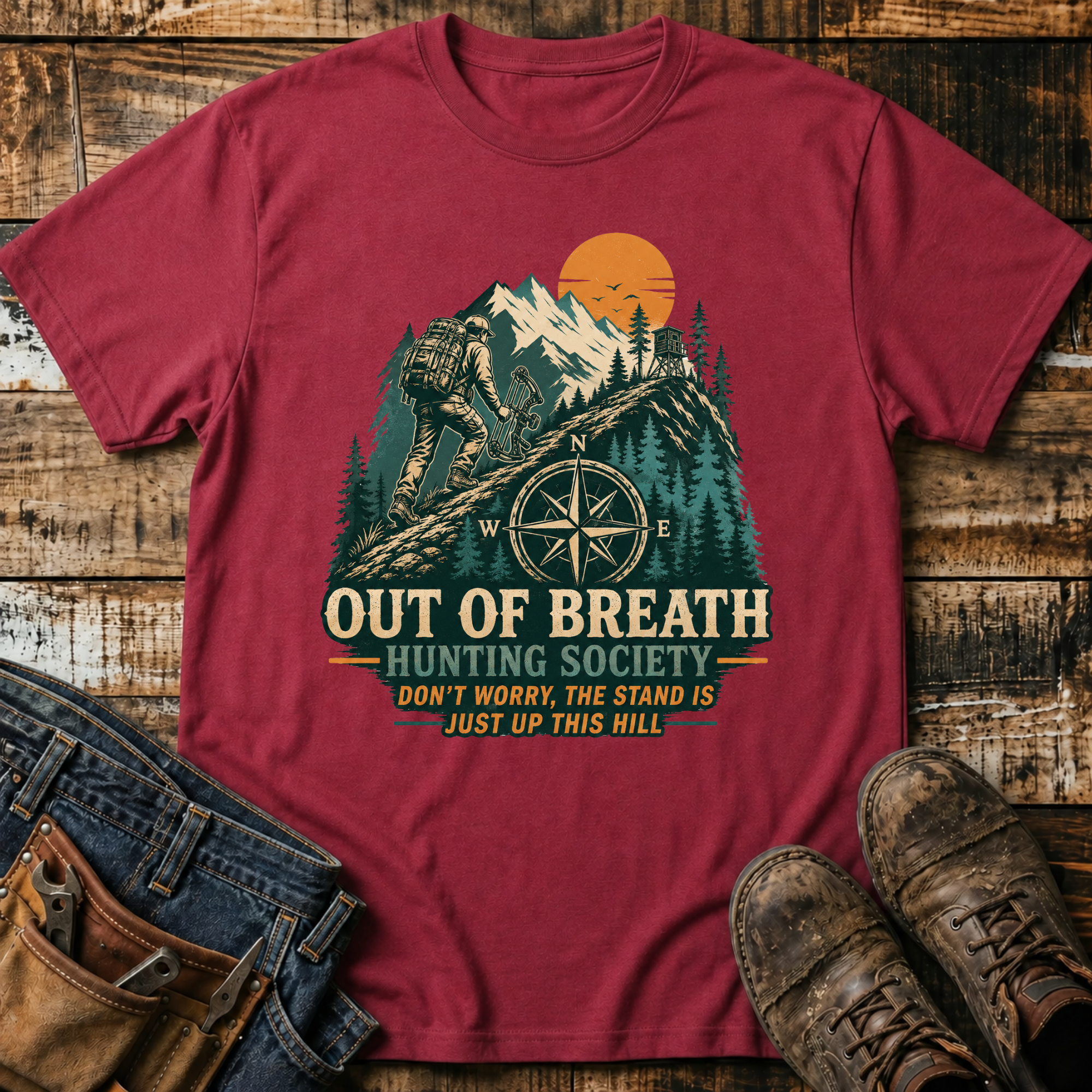 “Out of Breath” Hunting T-Shirt