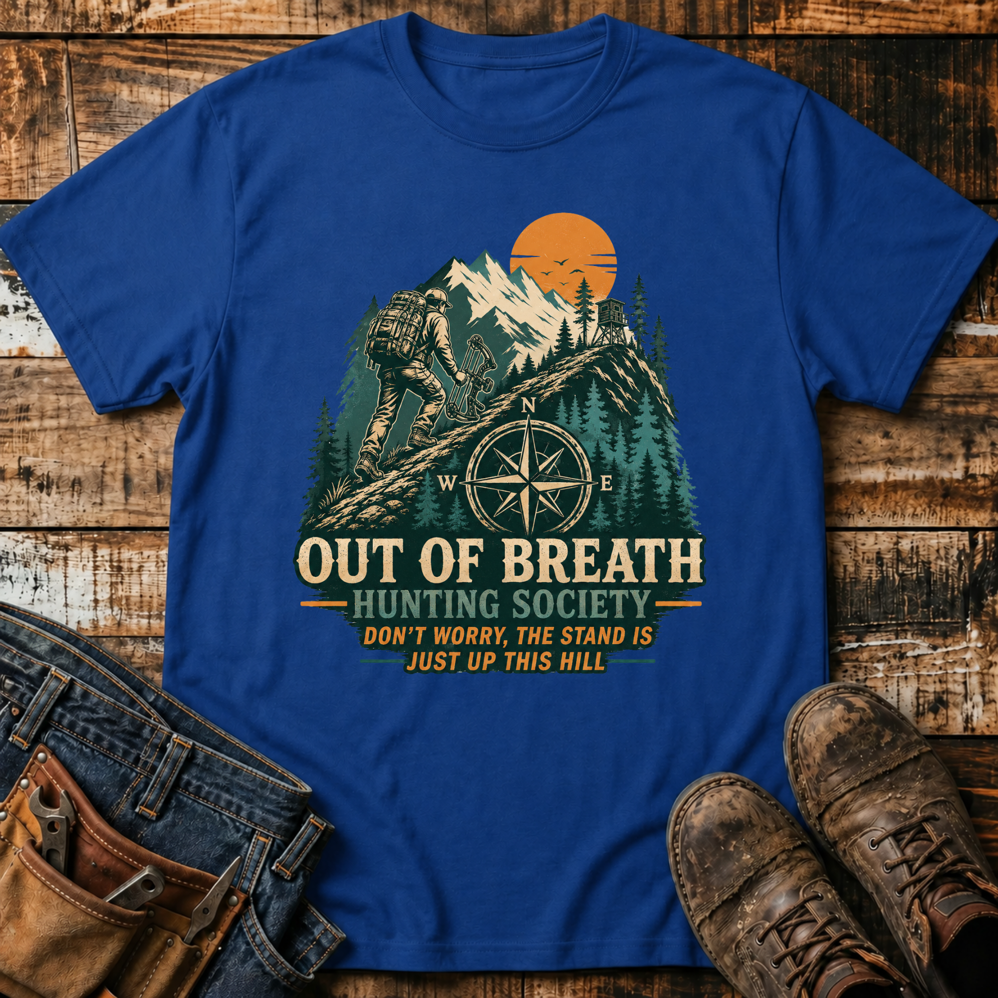 “Out of Breath” Hunting T-Shirt