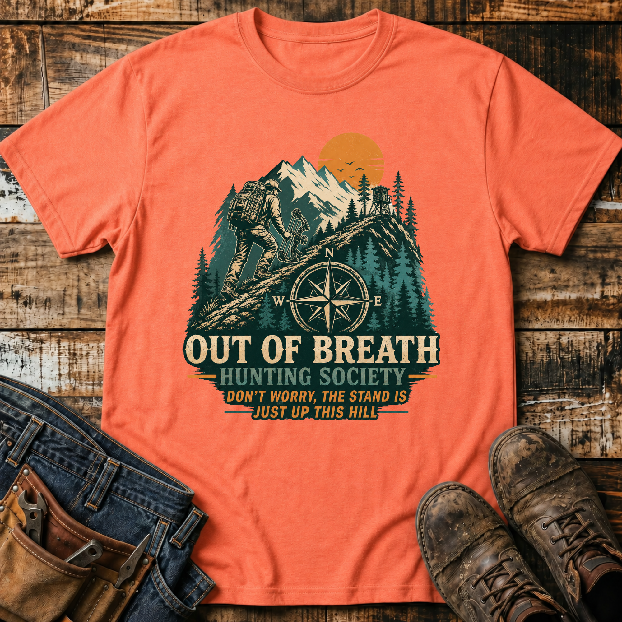 “Out of Breath” Hunting T-Shirt