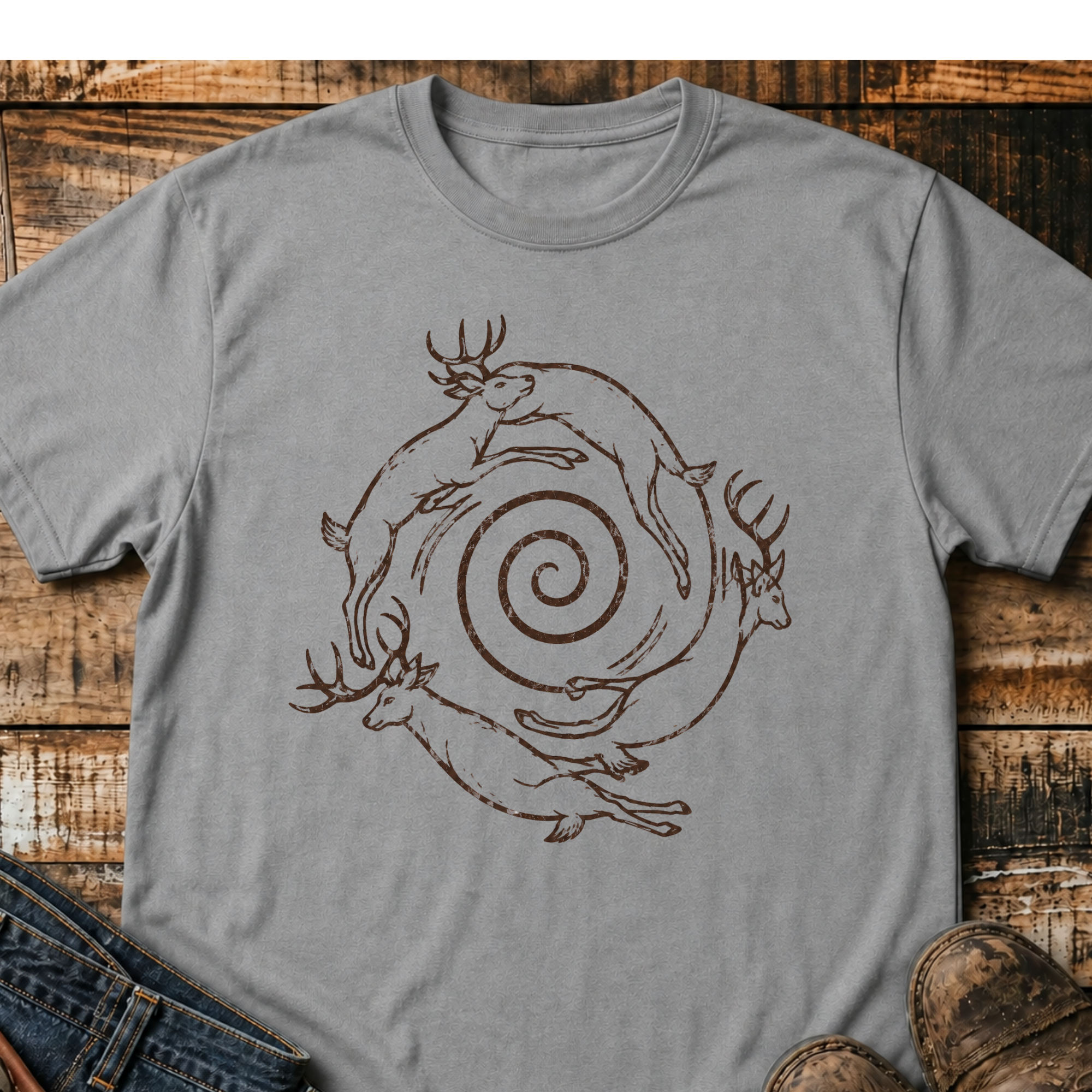 Deer Spiral T-Shirt