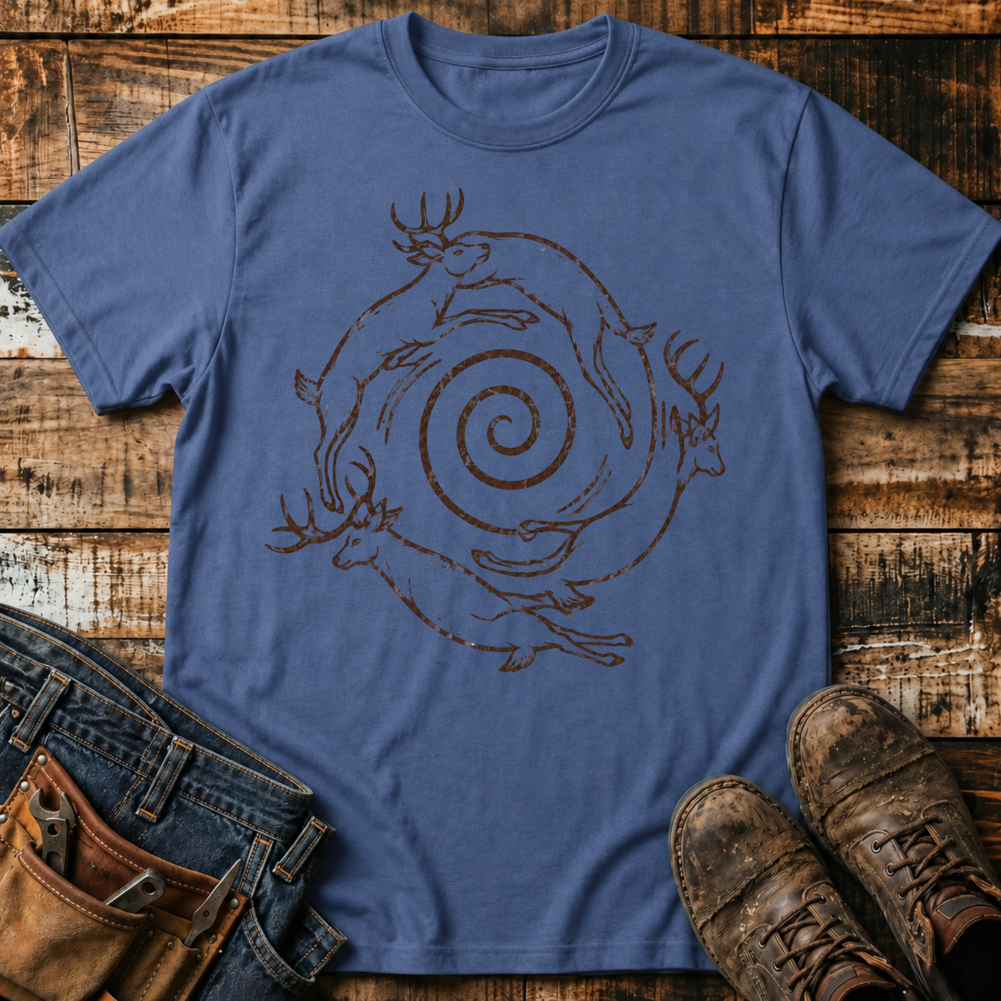 Deer Spiral T-Shirt