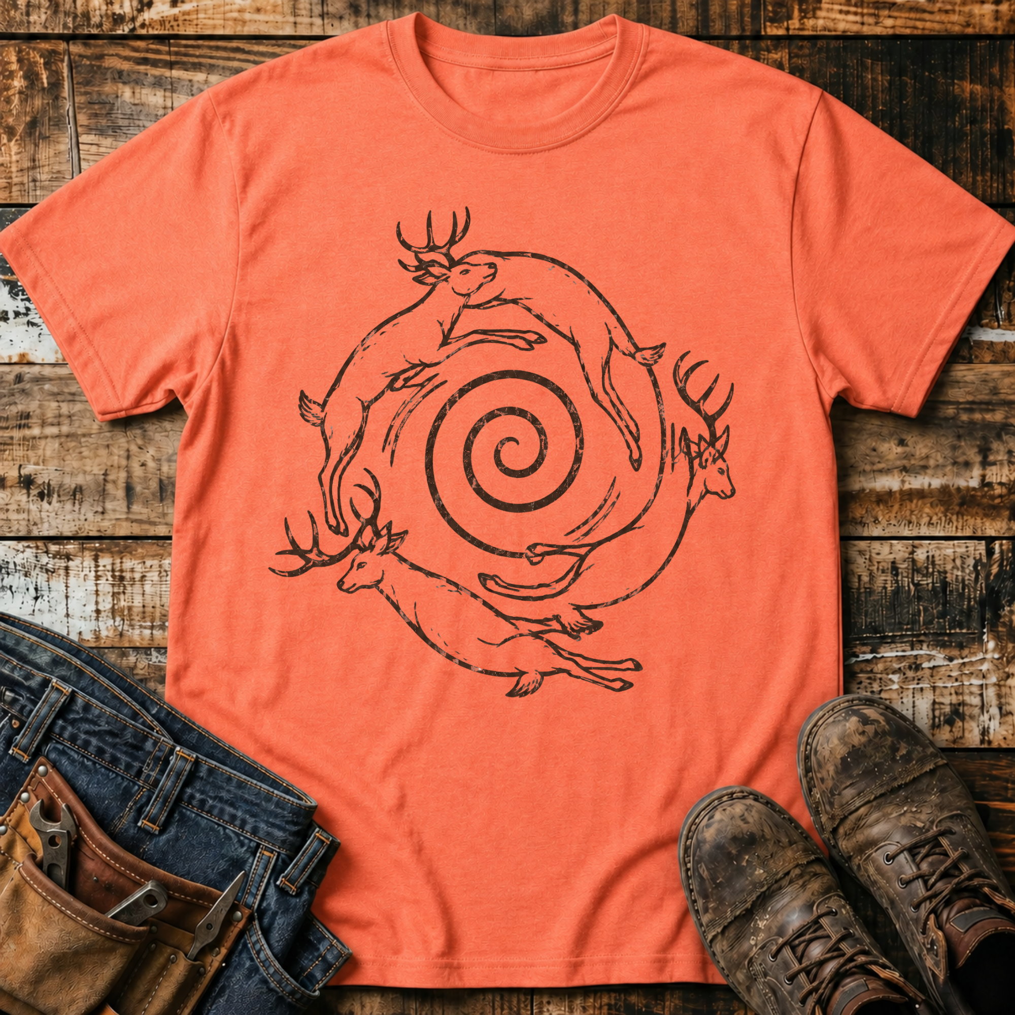 Deer Spiral T-Shirt