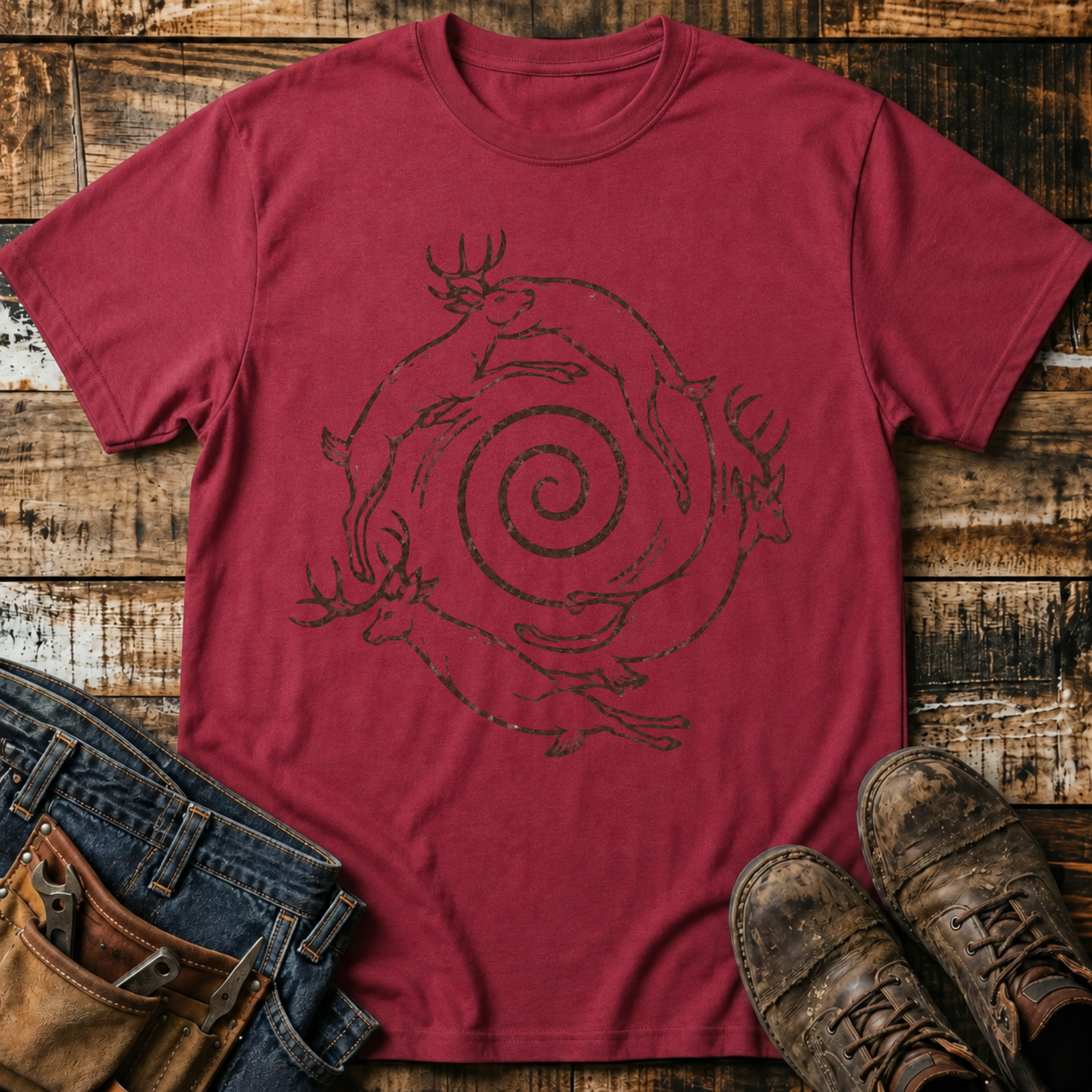 Deer Spiral T-Shirt