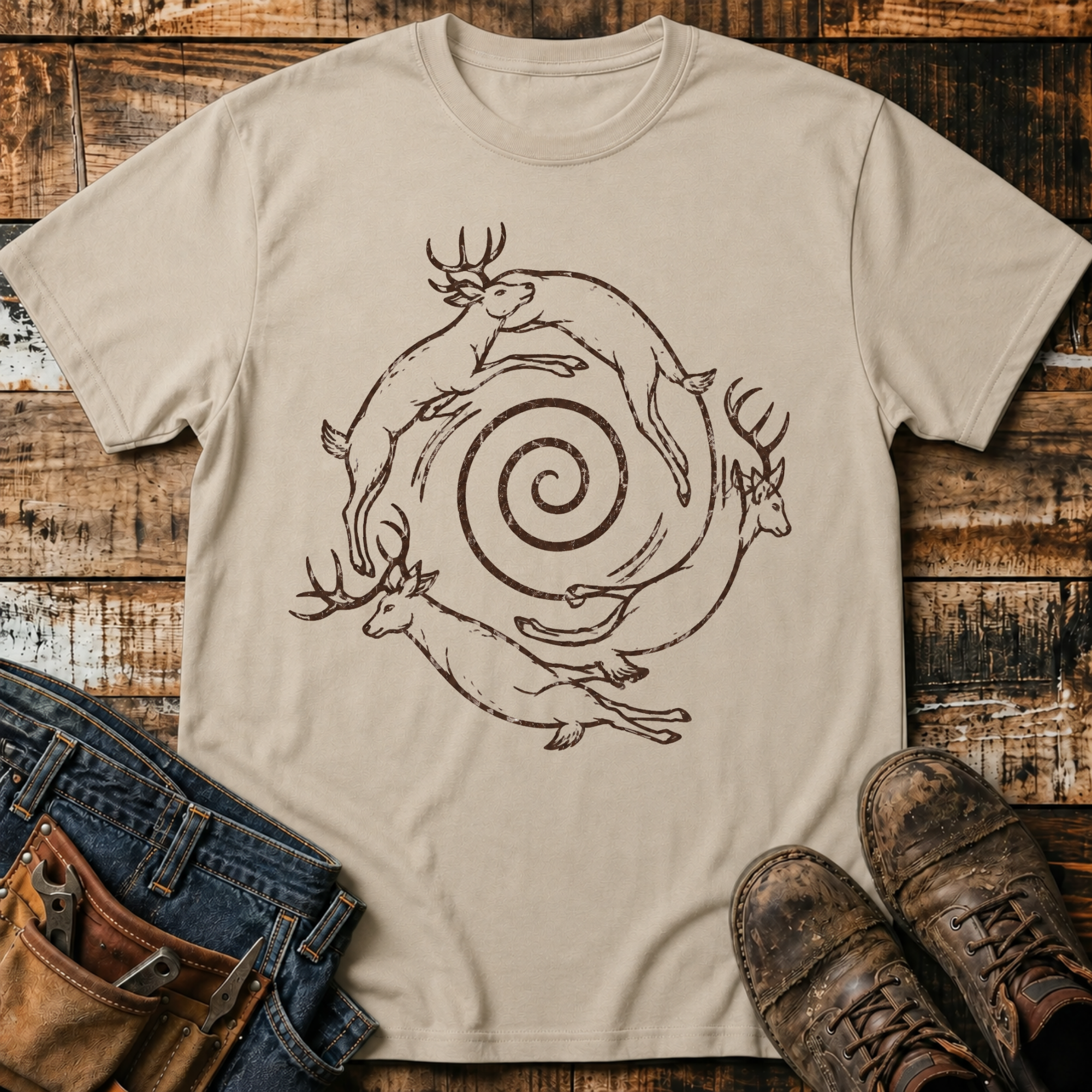 Deer Spiral T-Shirt