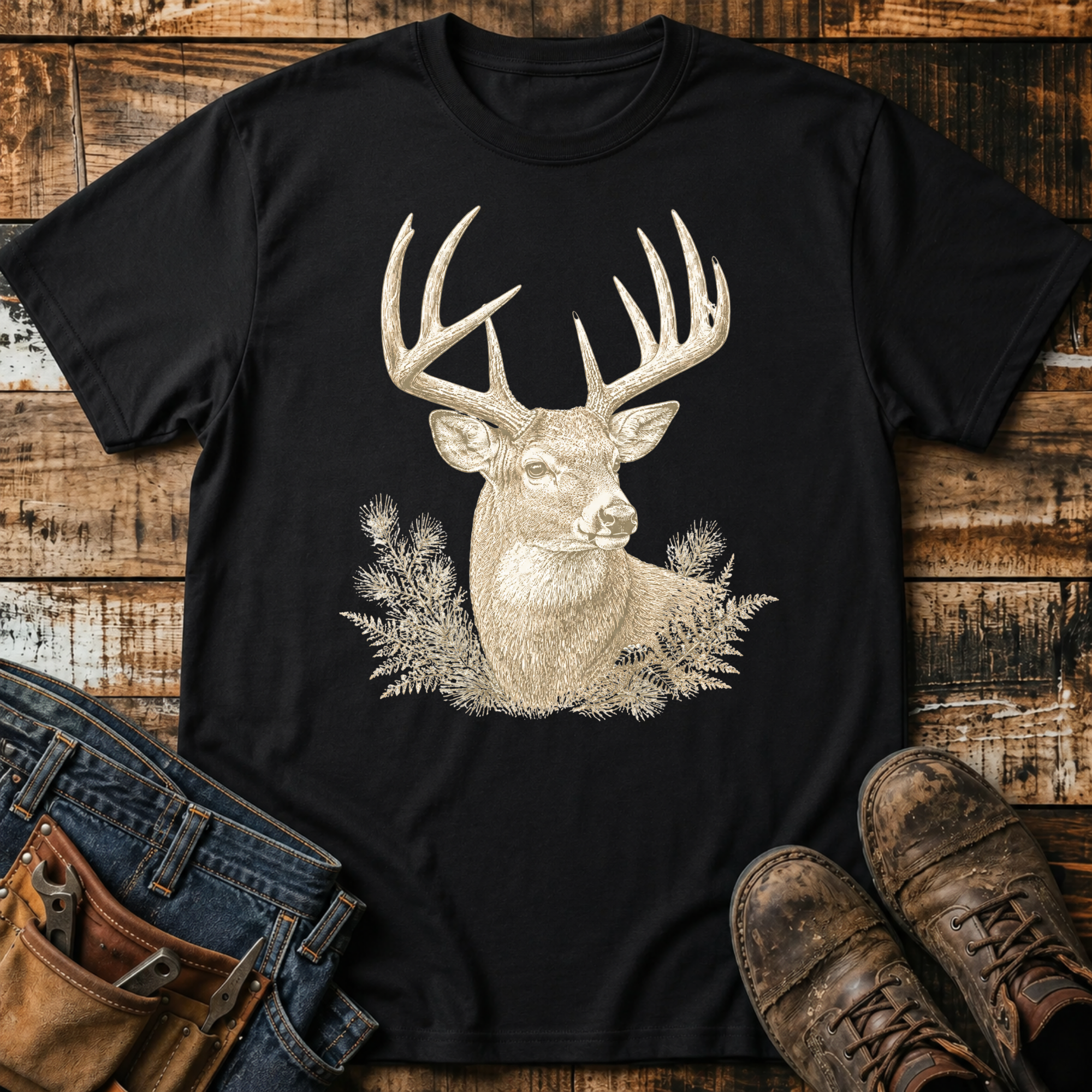 Buck Portrait T-Shirt