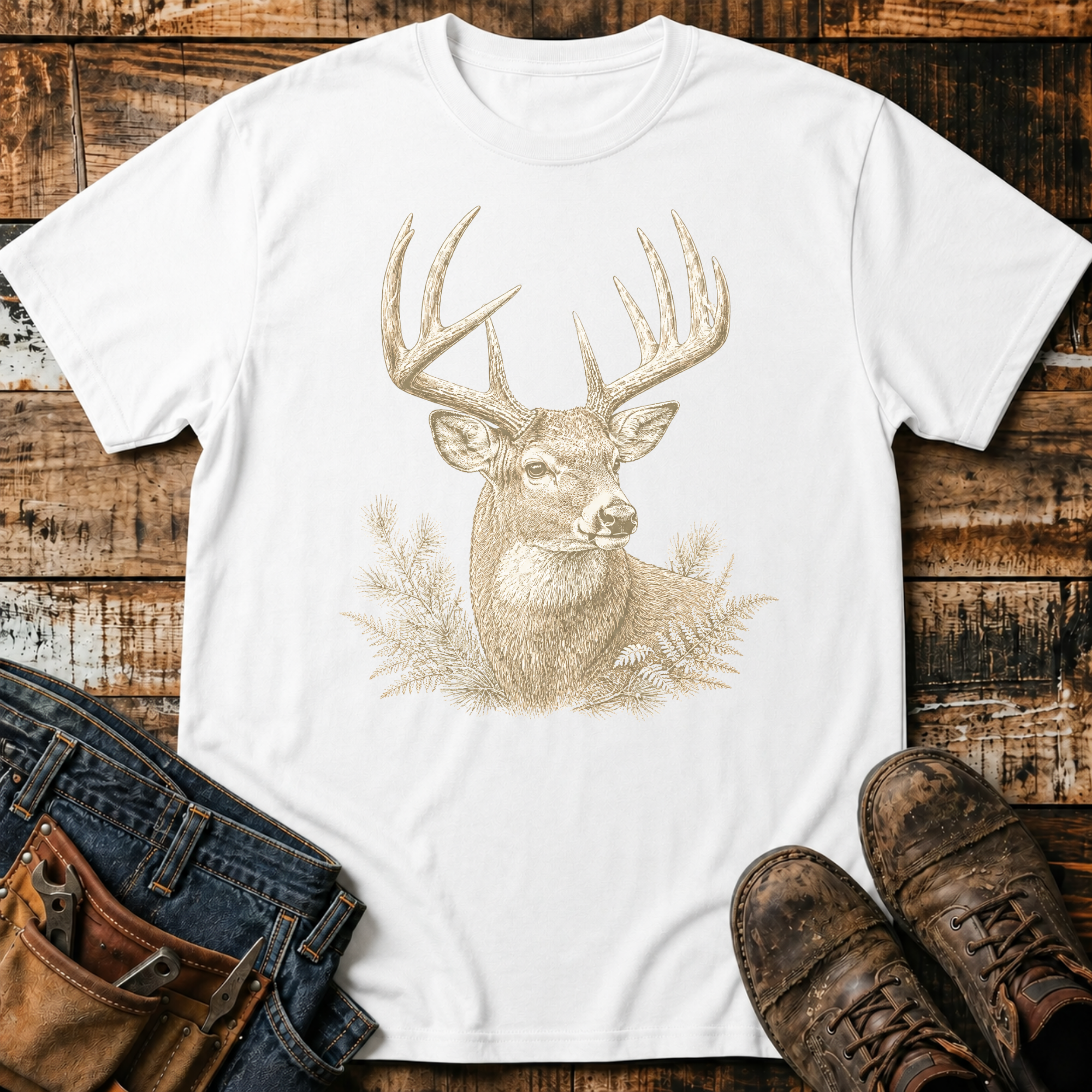 Buck Portrait T-Shirt