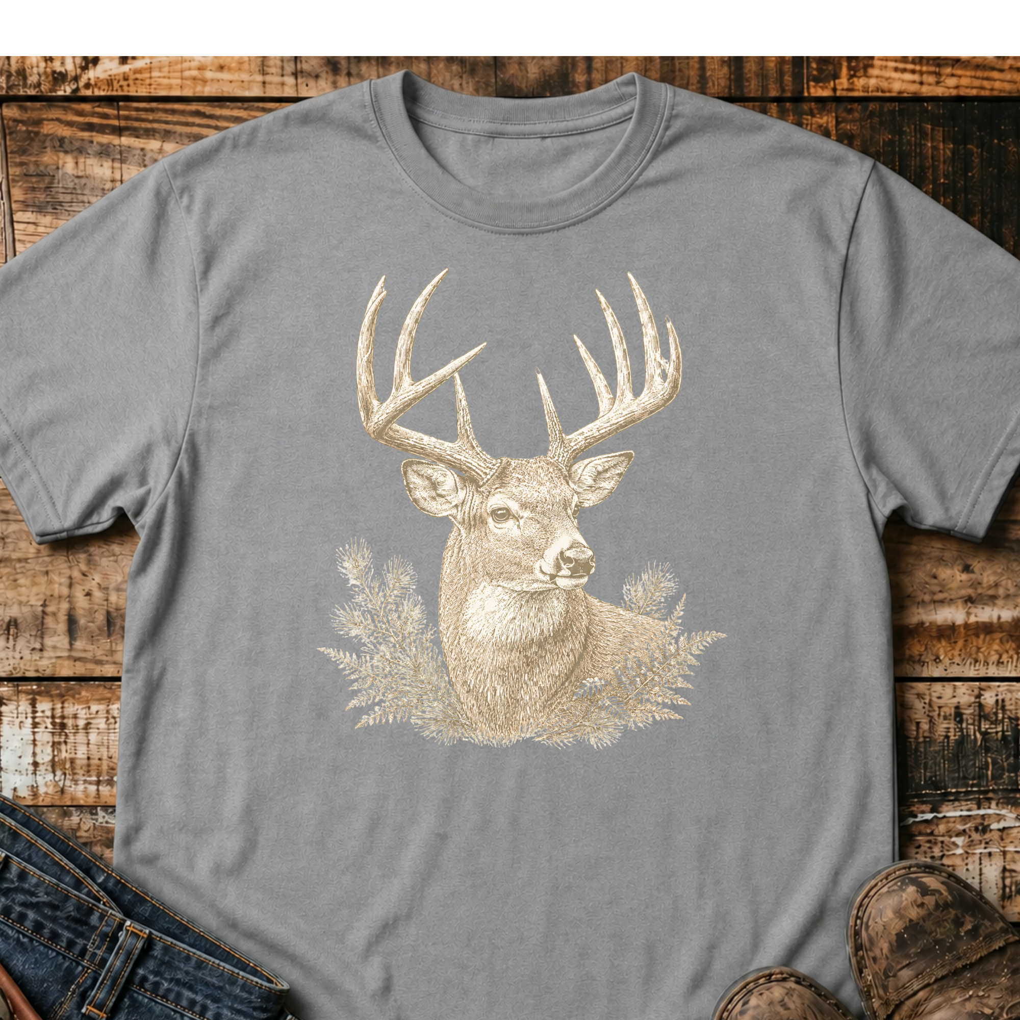 Buck Portrait T-Shirt