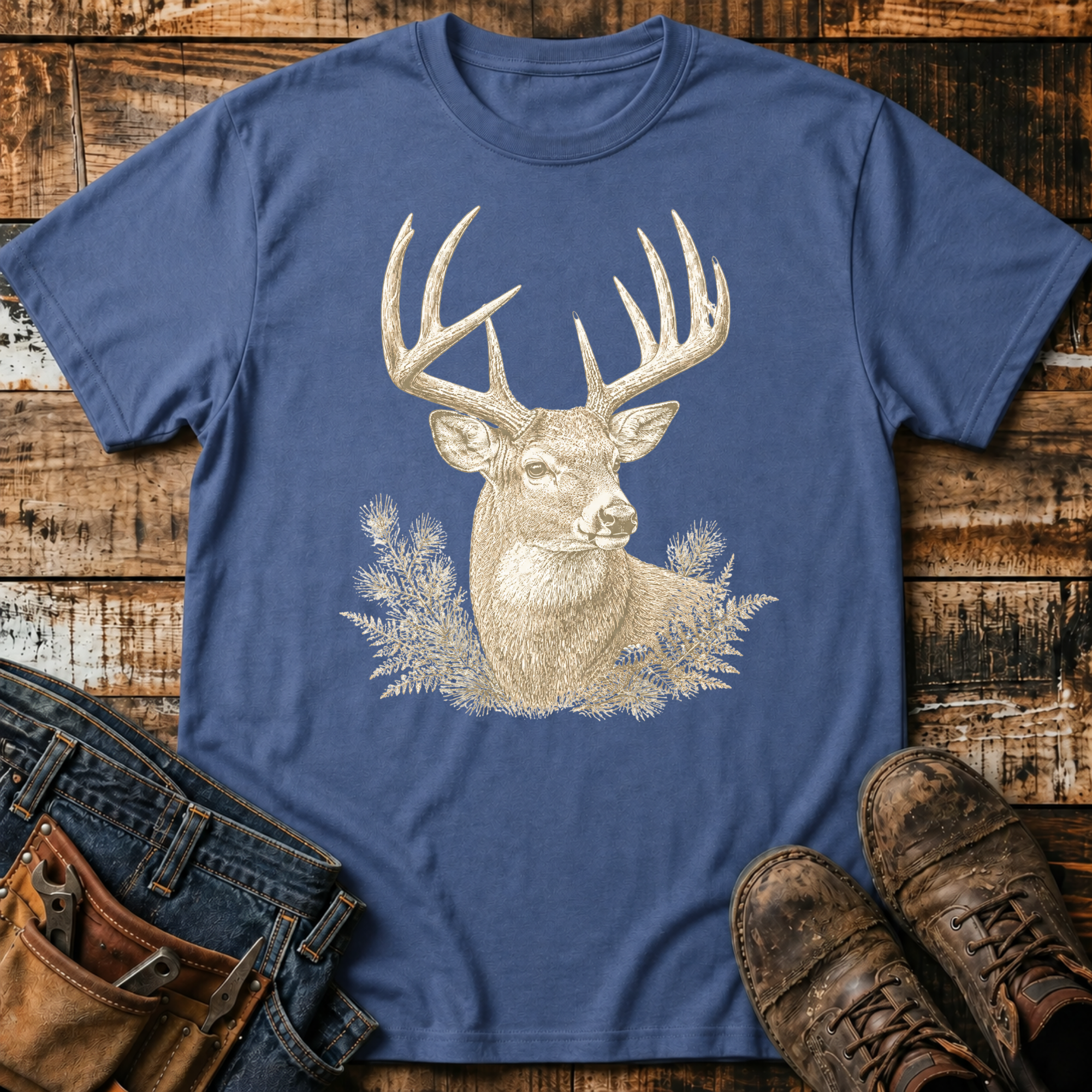 Buck Portrait T-Shirt