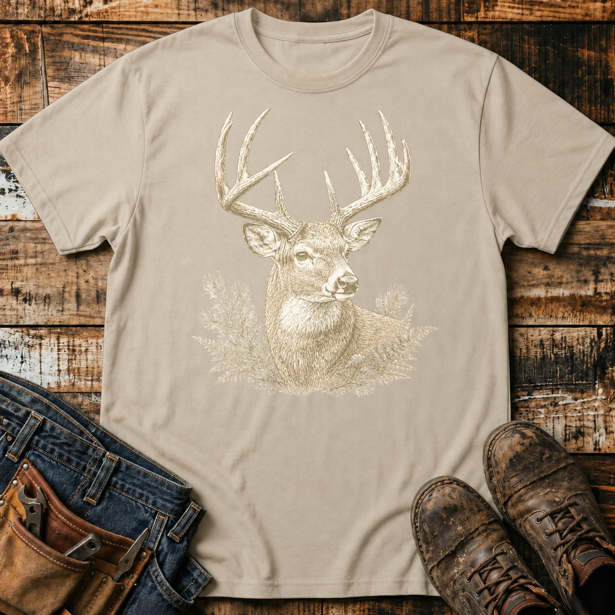 Buck Portrait T-Shirt