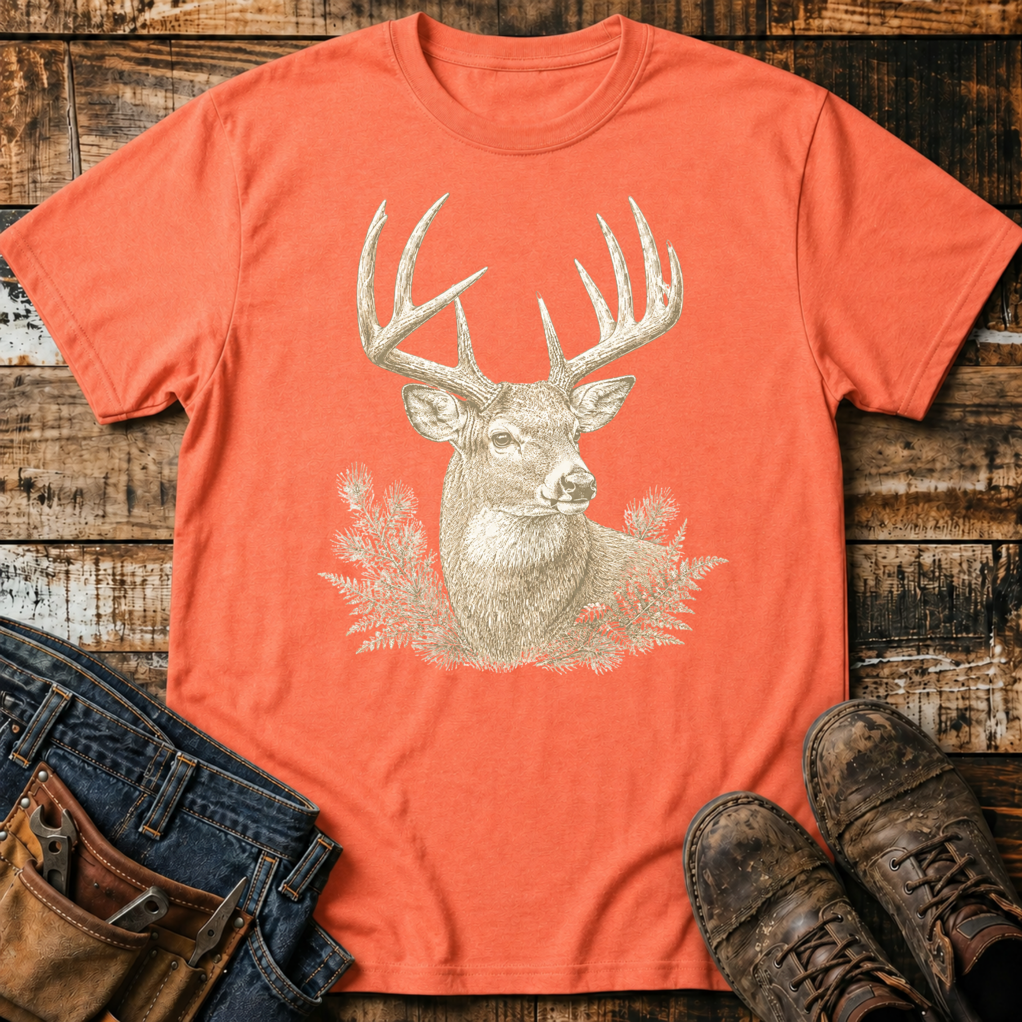 Buck Portrait T-Shirt