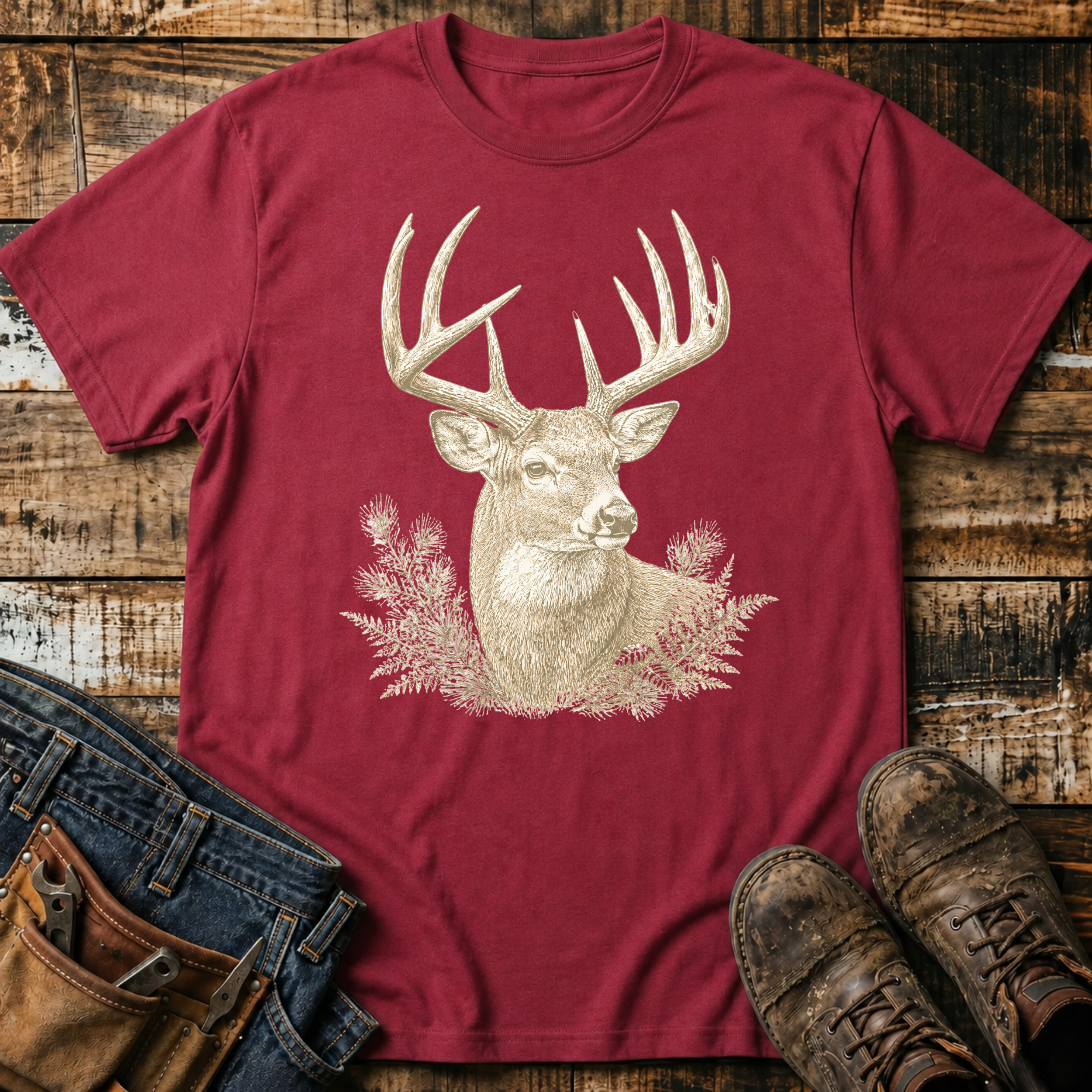 Buck Portrait T-Shirt