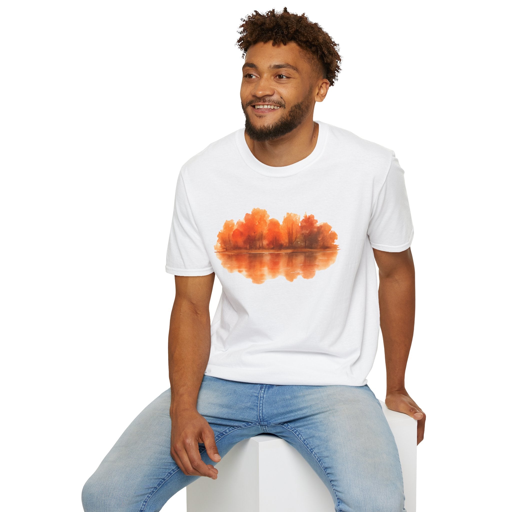 Autumn Lake Reflection T-Shirt