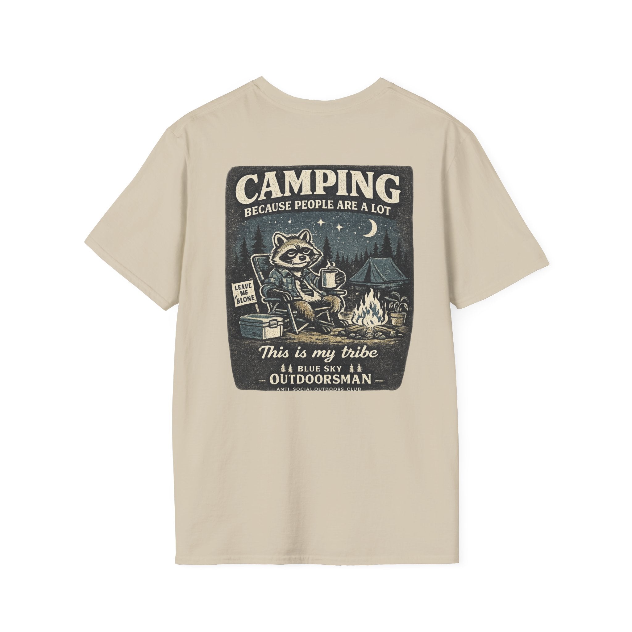 Camping Raccoon T-Shirt