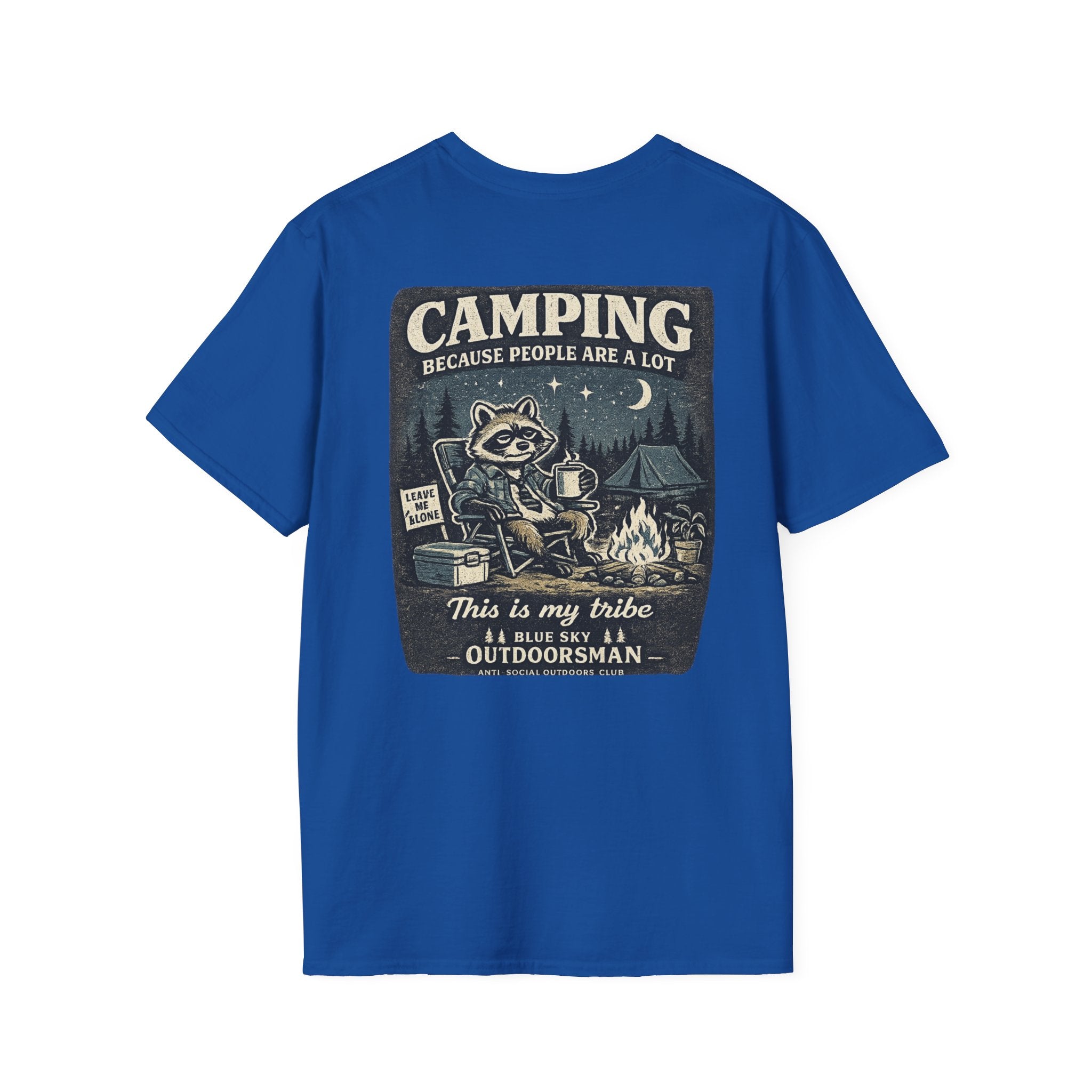 Camping Raccoon T-Shirt