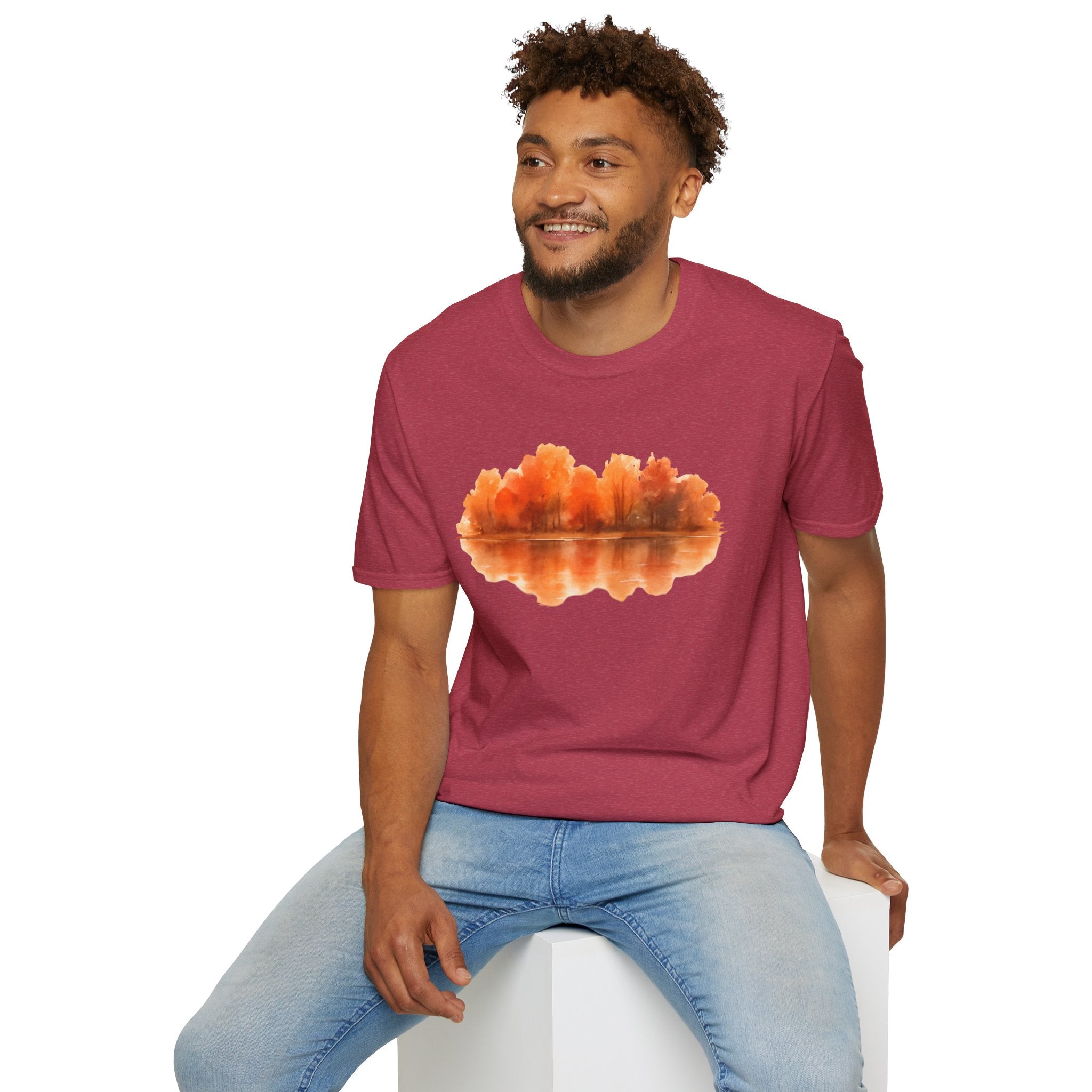 Autumn Lake Reflection T-Shirt