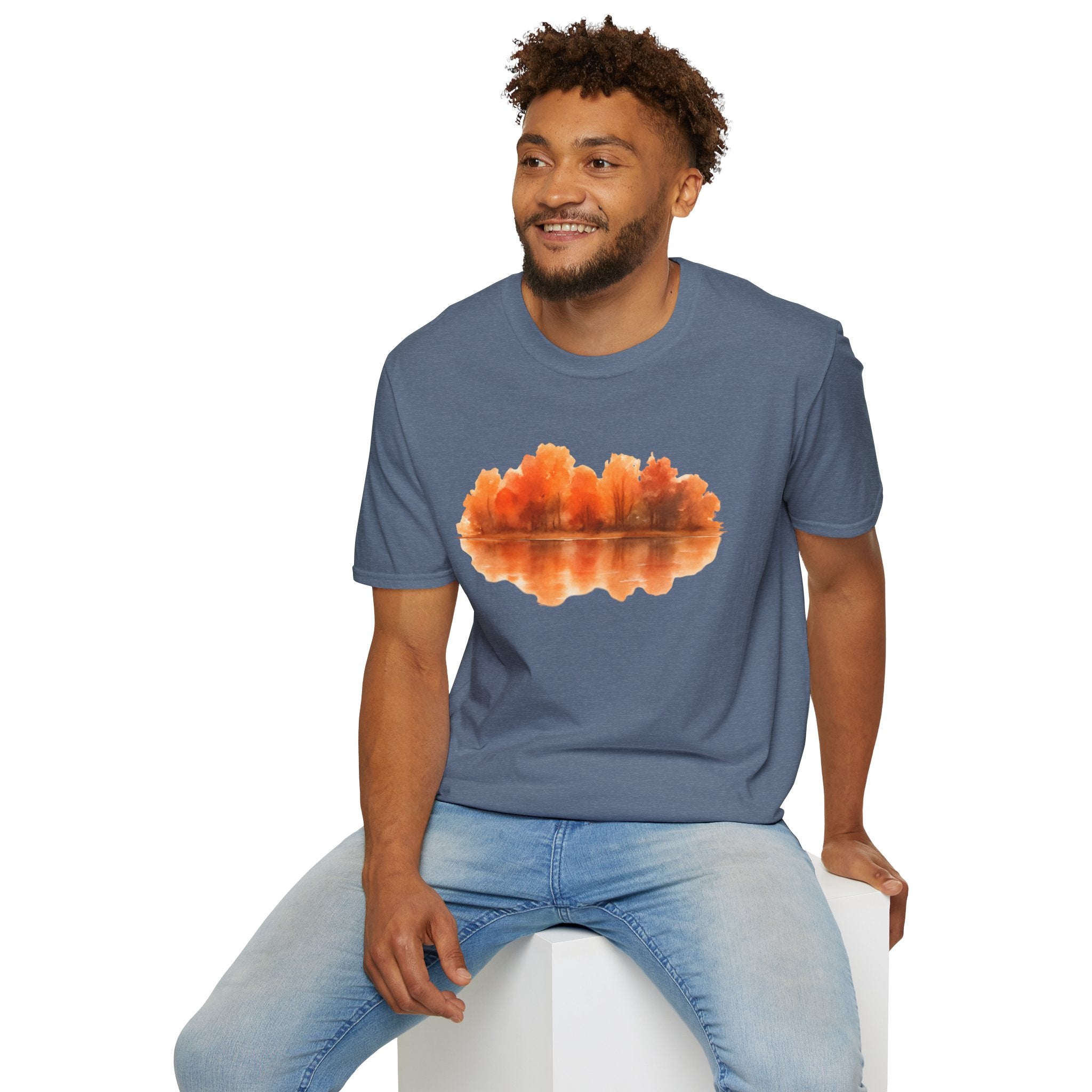 Autumn Lake Reflection T-Shirt