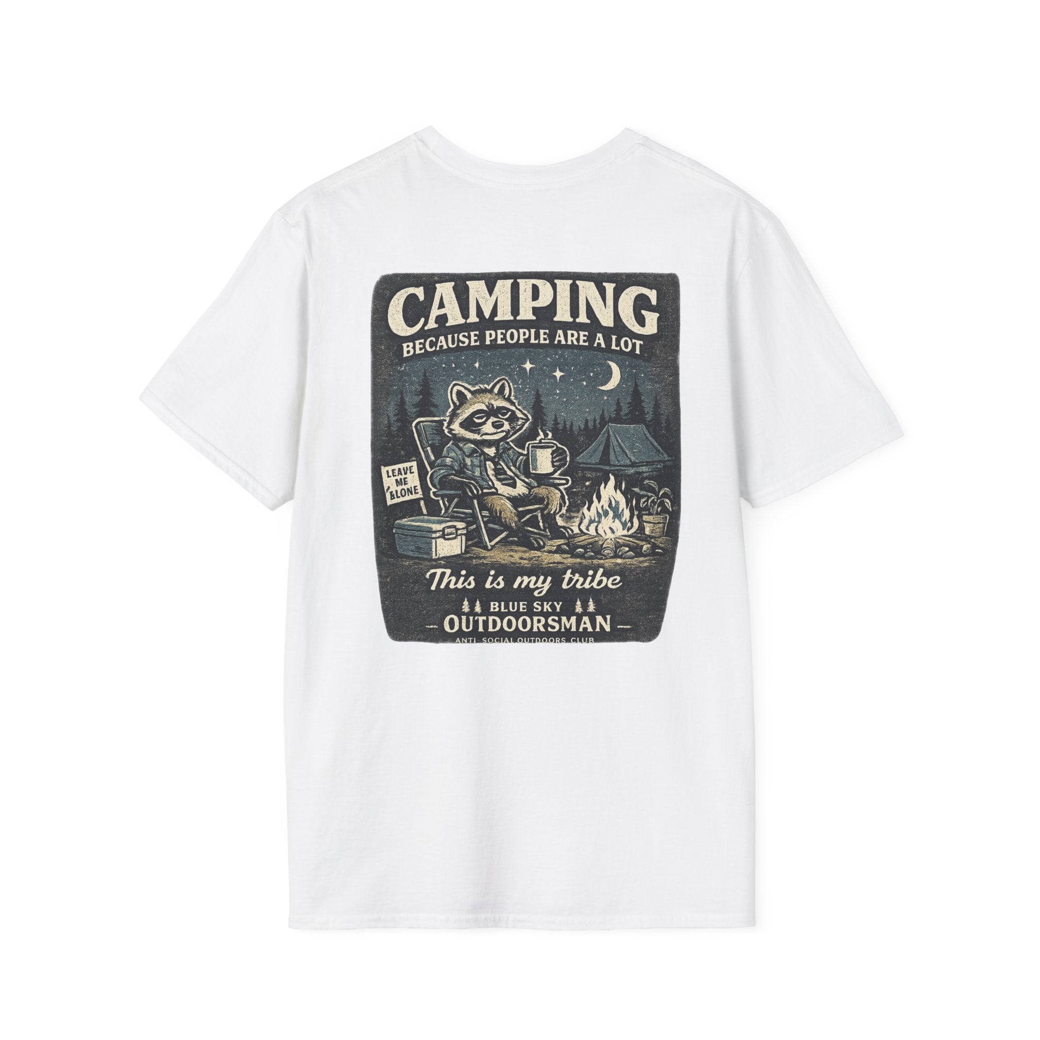 Camping Raccoon T-Shirt