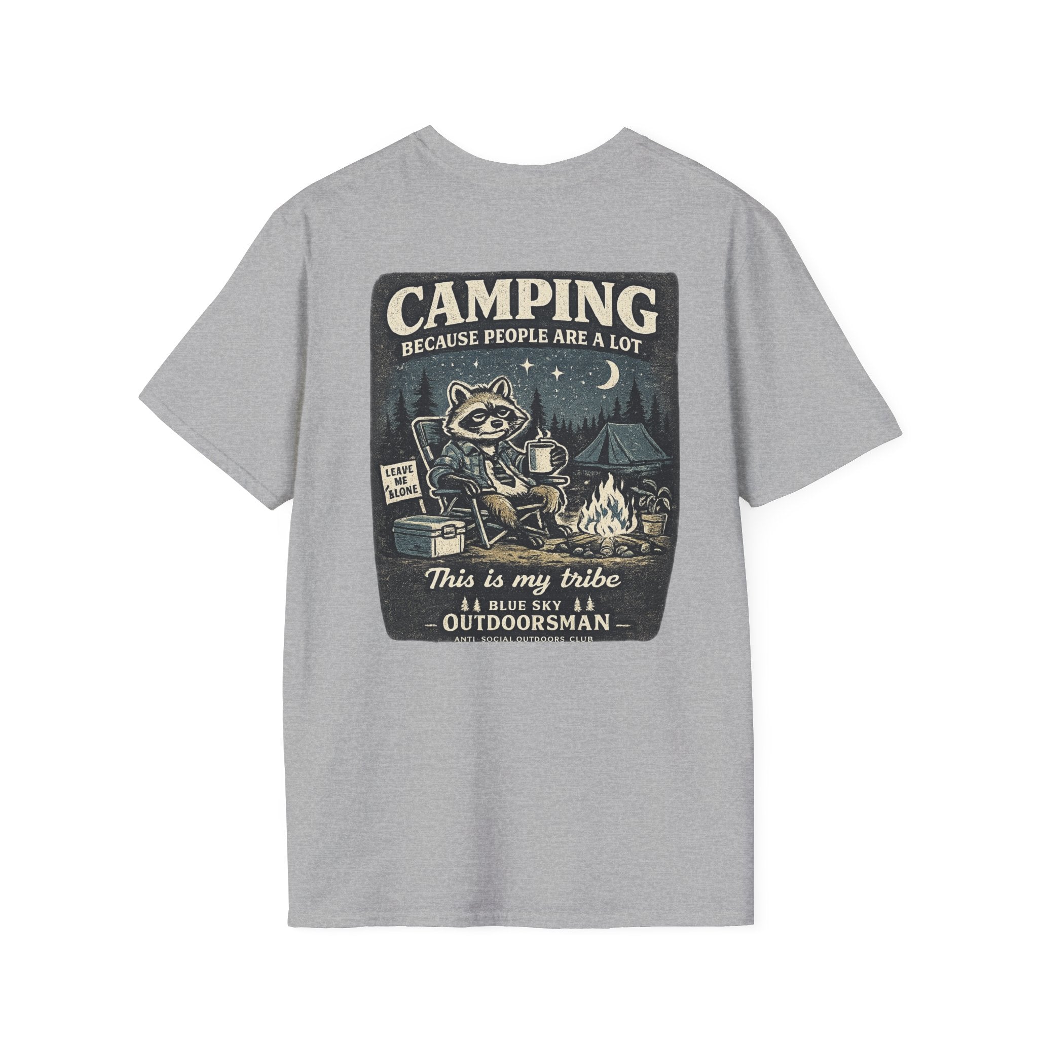 Camping Raccoon T-Shirt