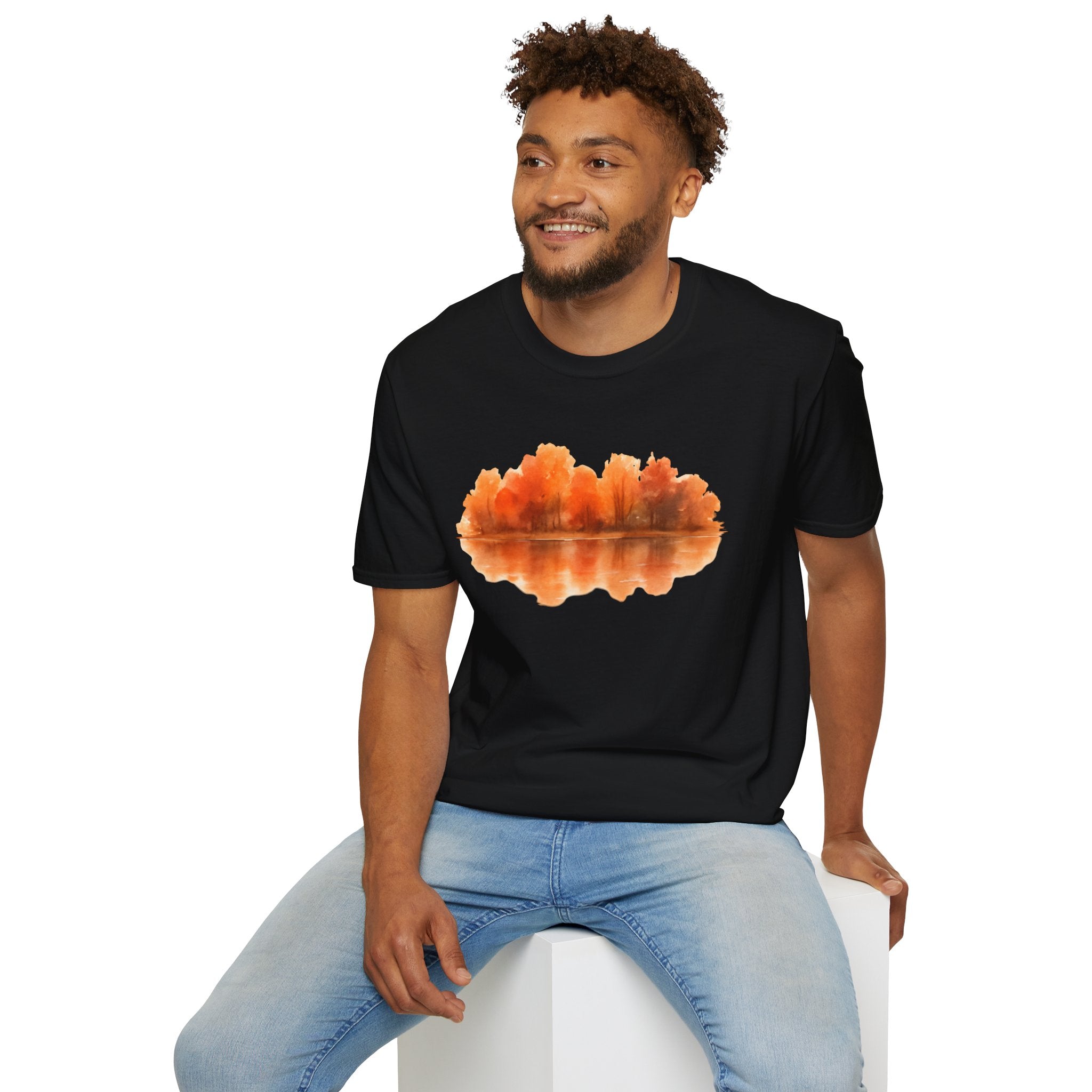 Autumn Lake Reflection T-Shirt