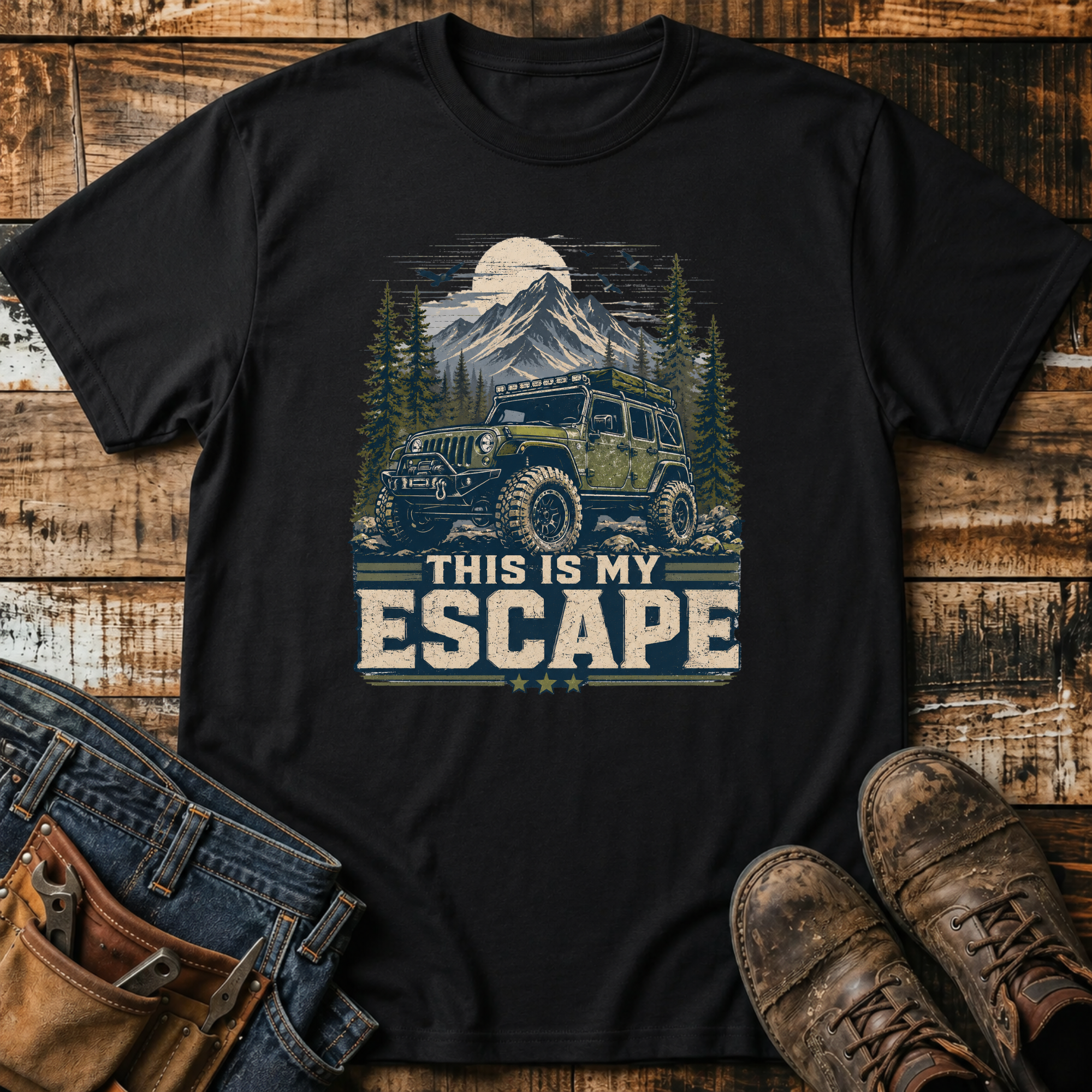 This Is My Escape Jeep T-Shirt