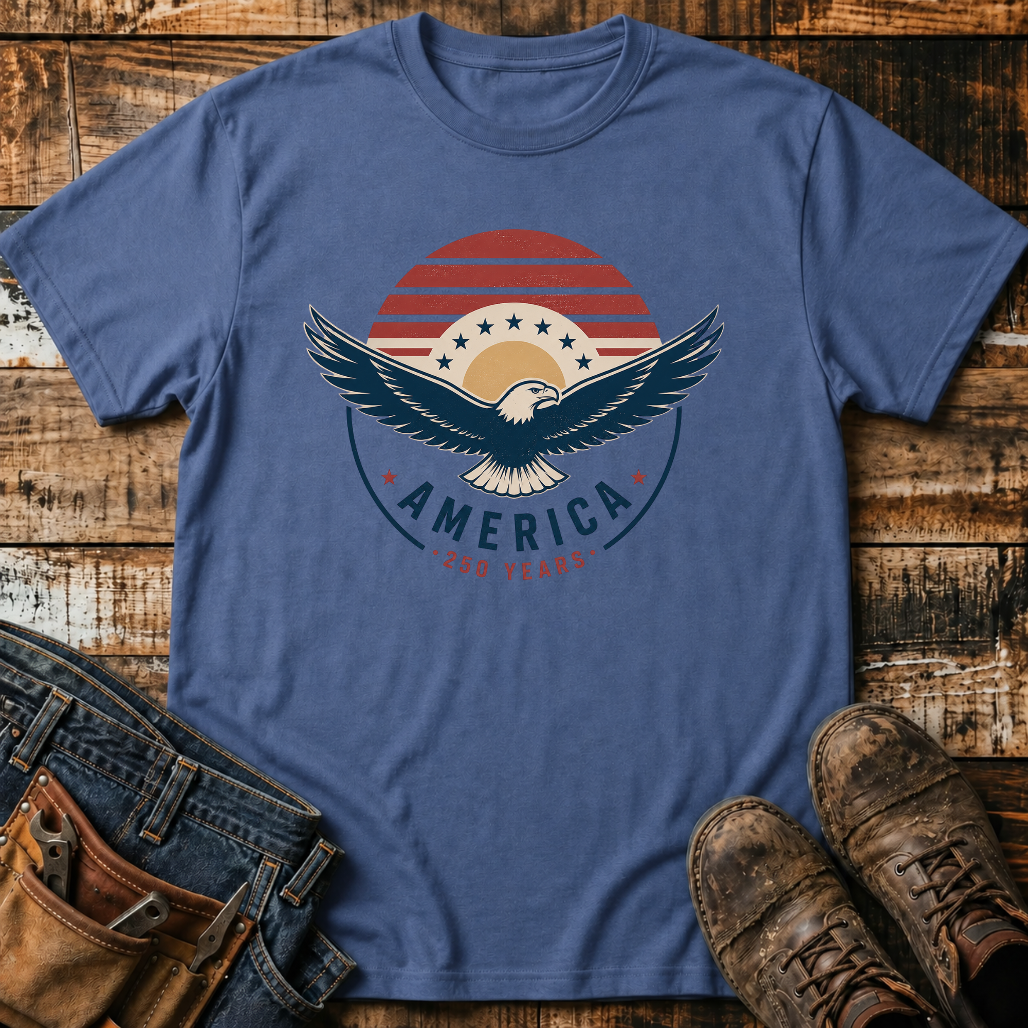 America 250 Years Retro T-Shirt