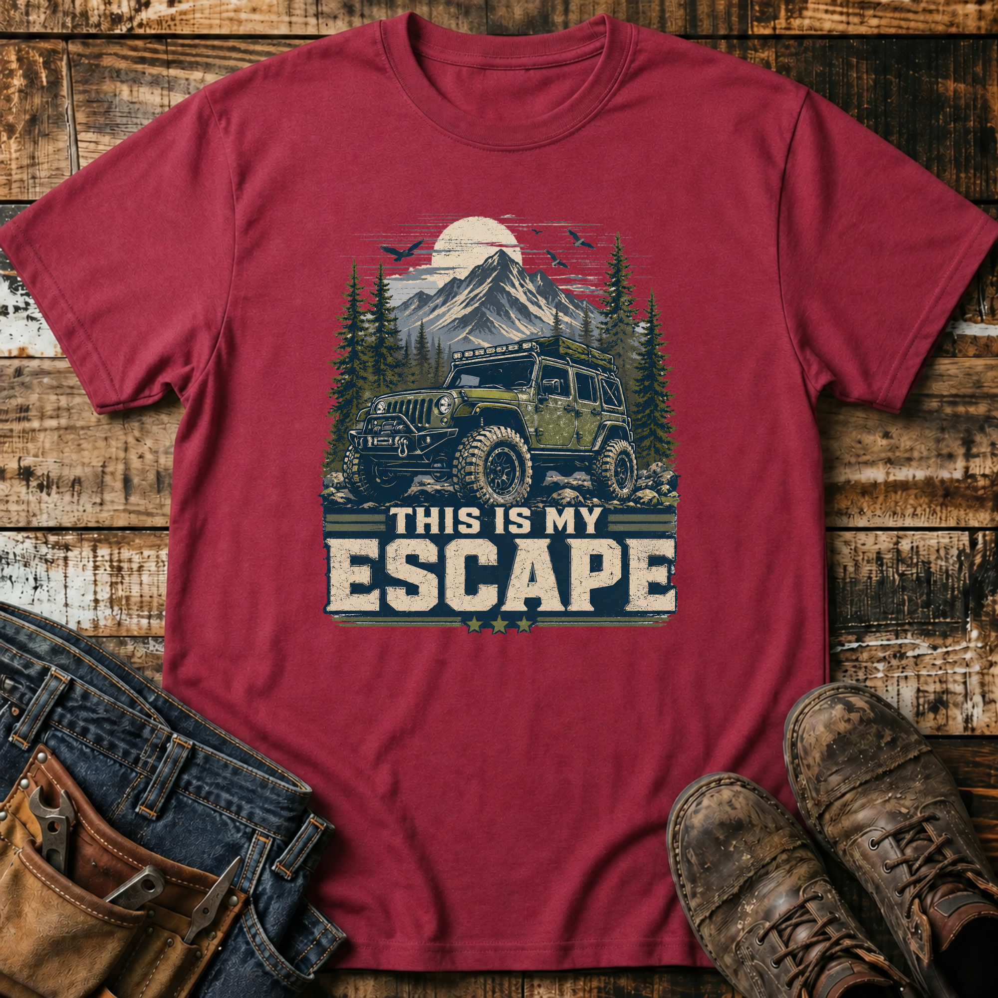 This Is My Escape Jeep T-Shirt
