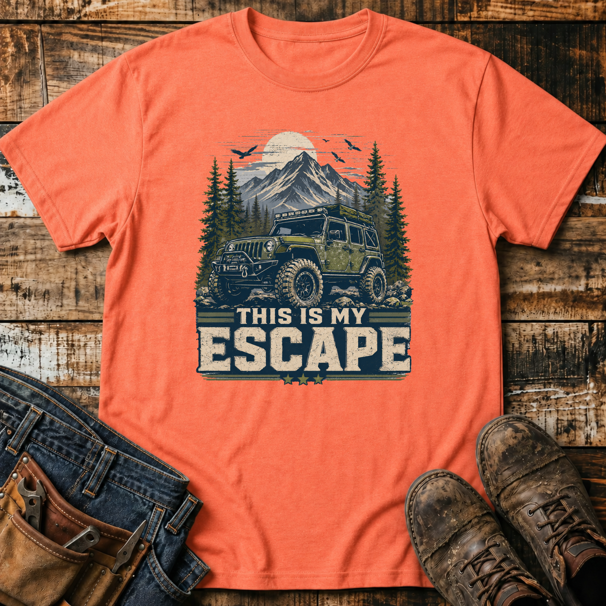 This Is My Escape Jeep T-Shirt