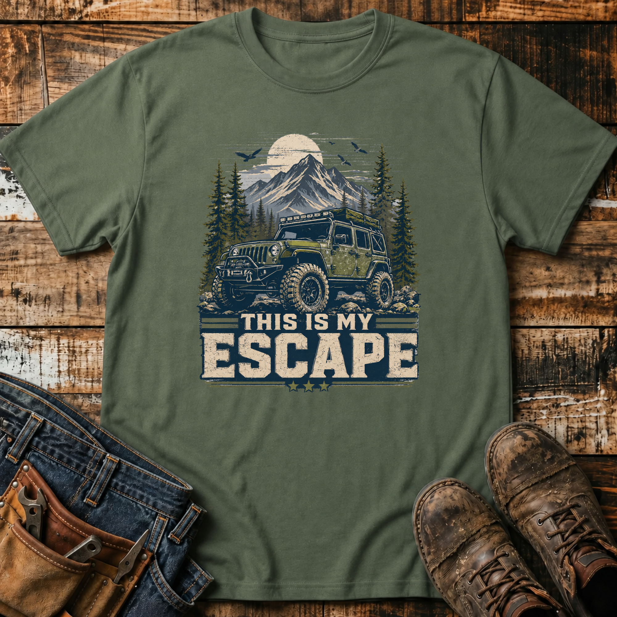 This Is My Escape Jeep T-Shirt