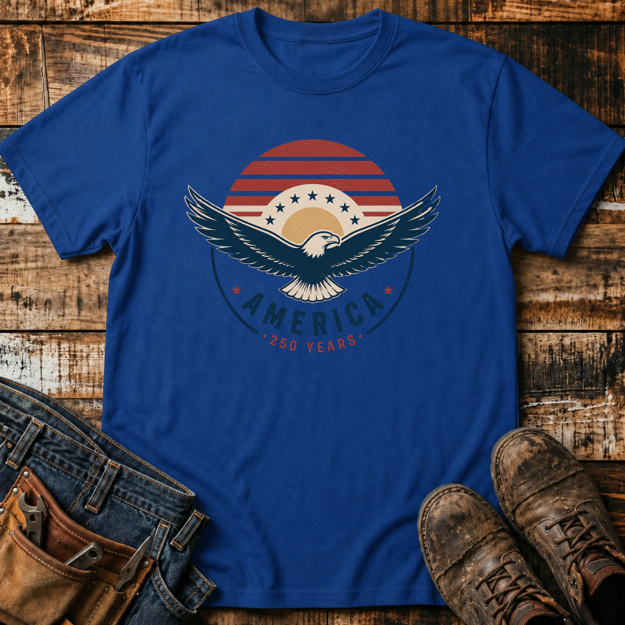 America 250 Years Retro T-Shirt