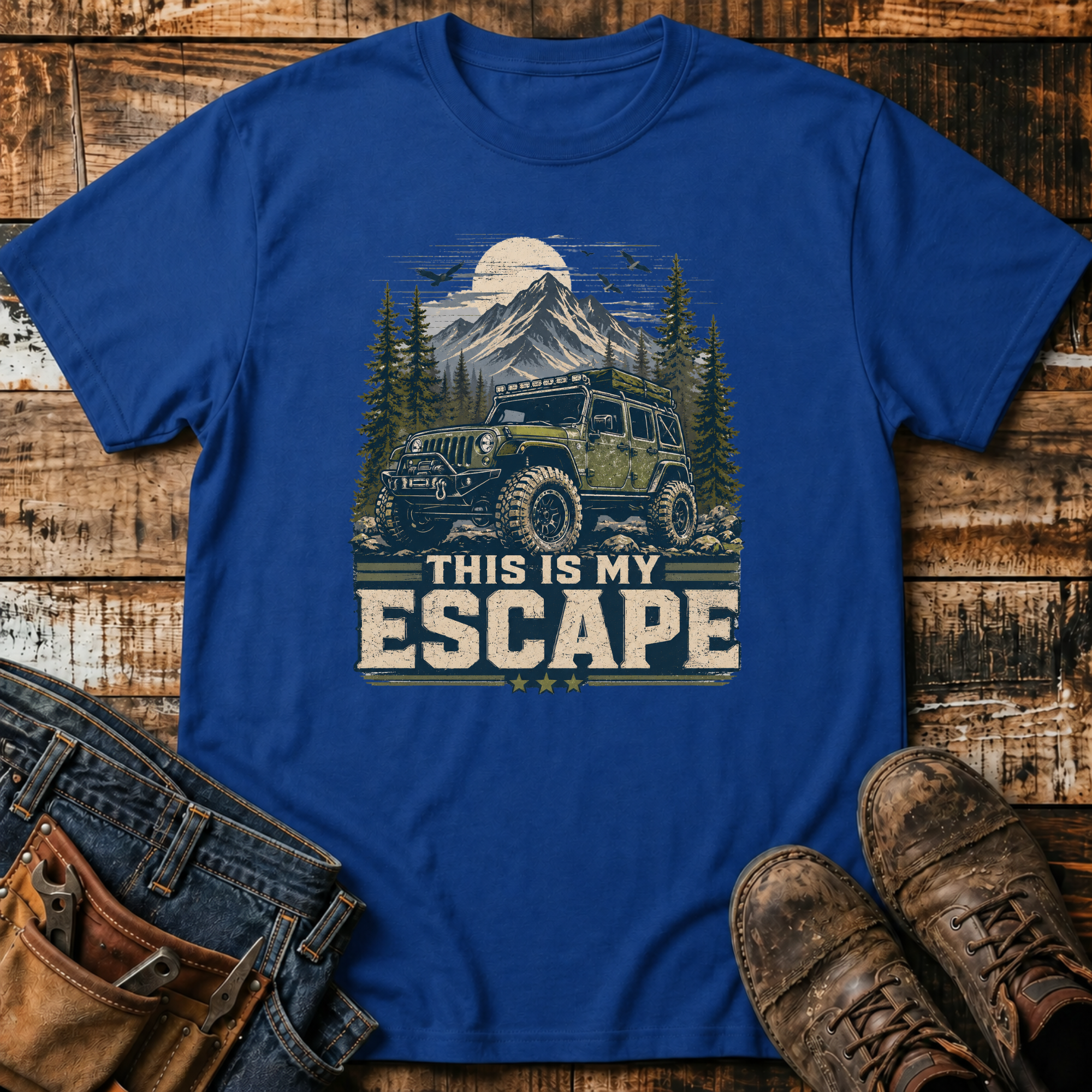 This Is My Escape Jeep T-Shirt