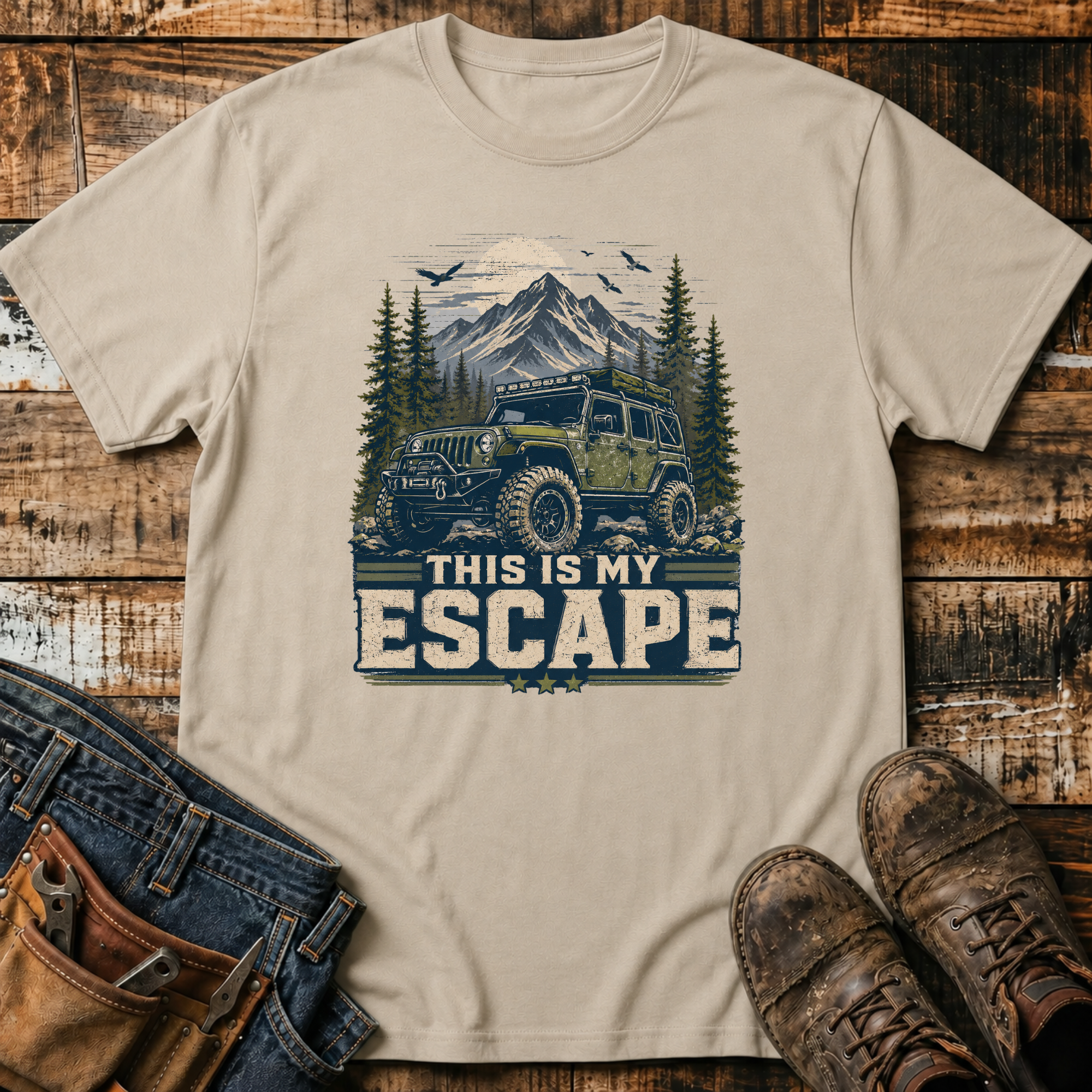 This Is My Escape Jeep T-Shirt