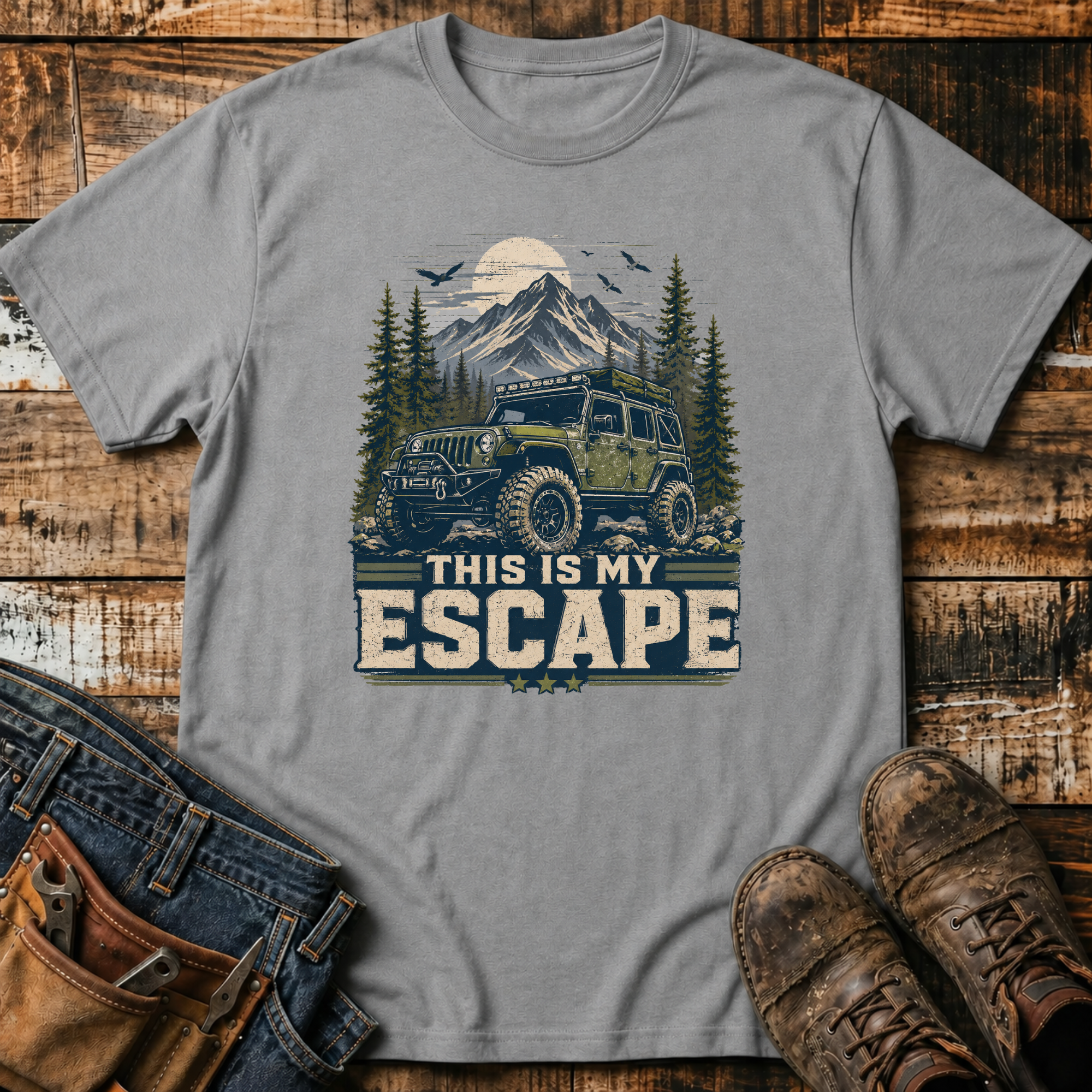 This Is My Escape Jeep T-Shirt