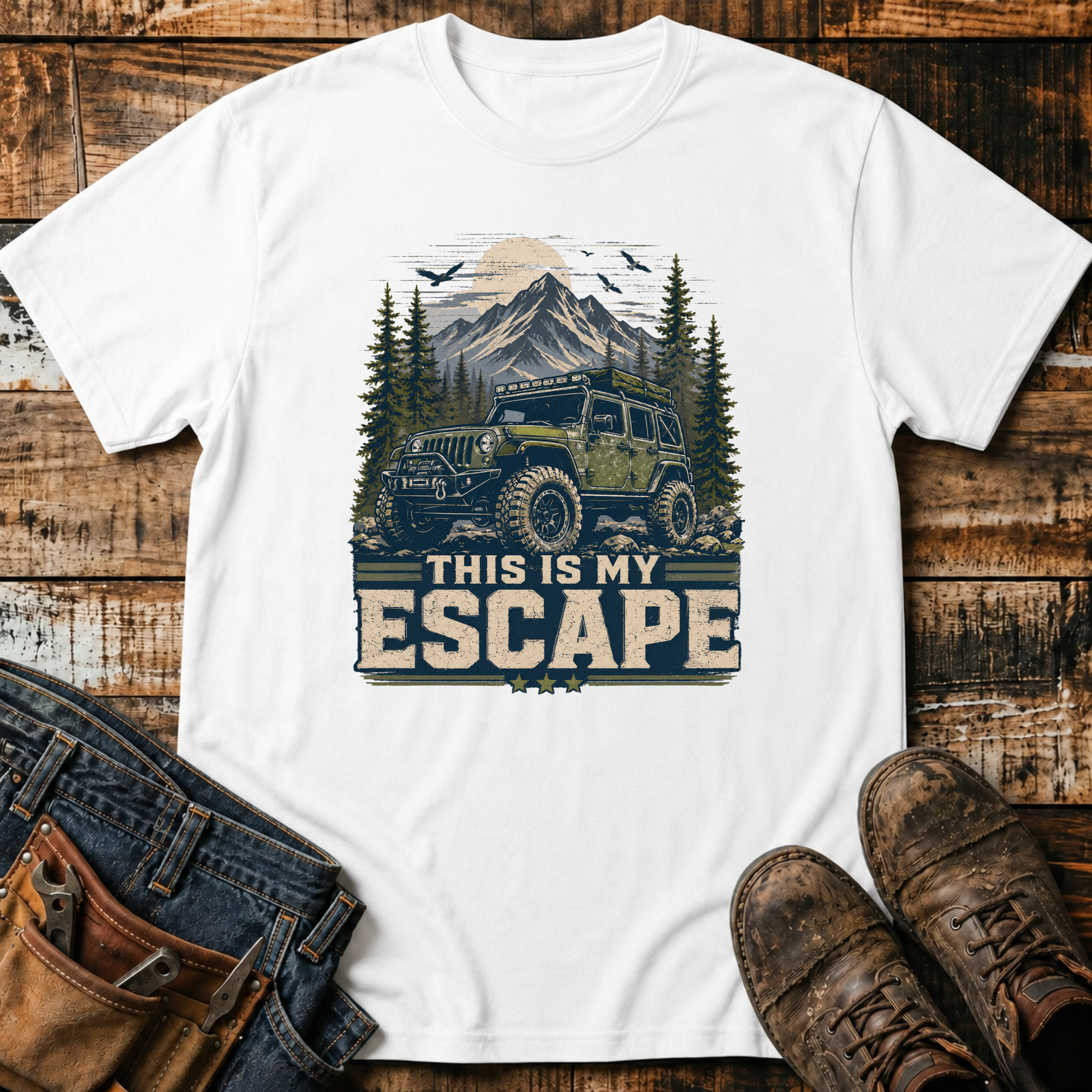 This Is My Escape Jeep T-Shirt